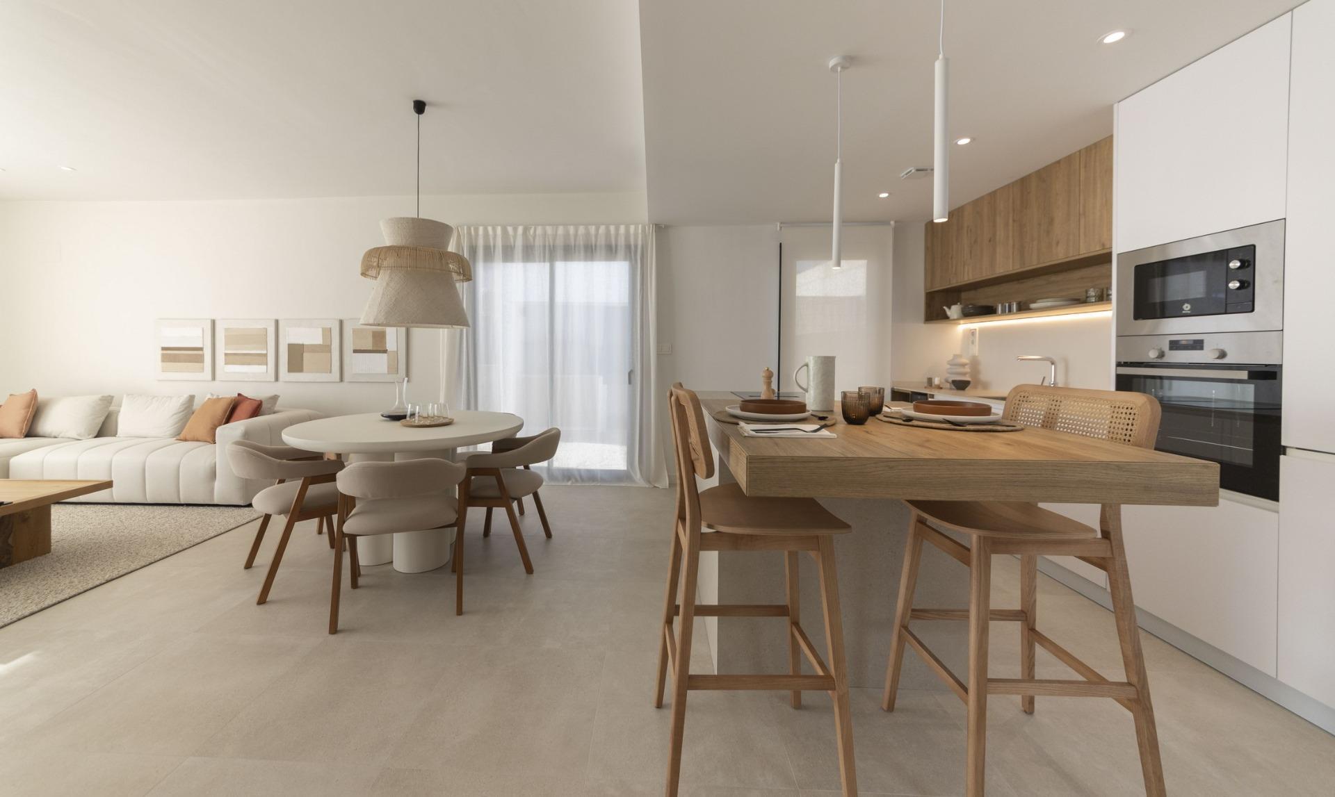 Villas de nueva construcción en Altaona Golf Resort, Murcia, con piscina privada y vistas a la montaña — 12