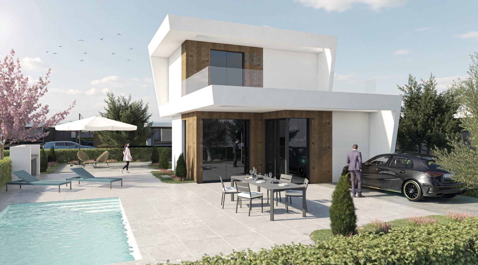 Villas neuves à Altaona Golf Resort, Murcie, avec piscine privée et vue sur les montagnes