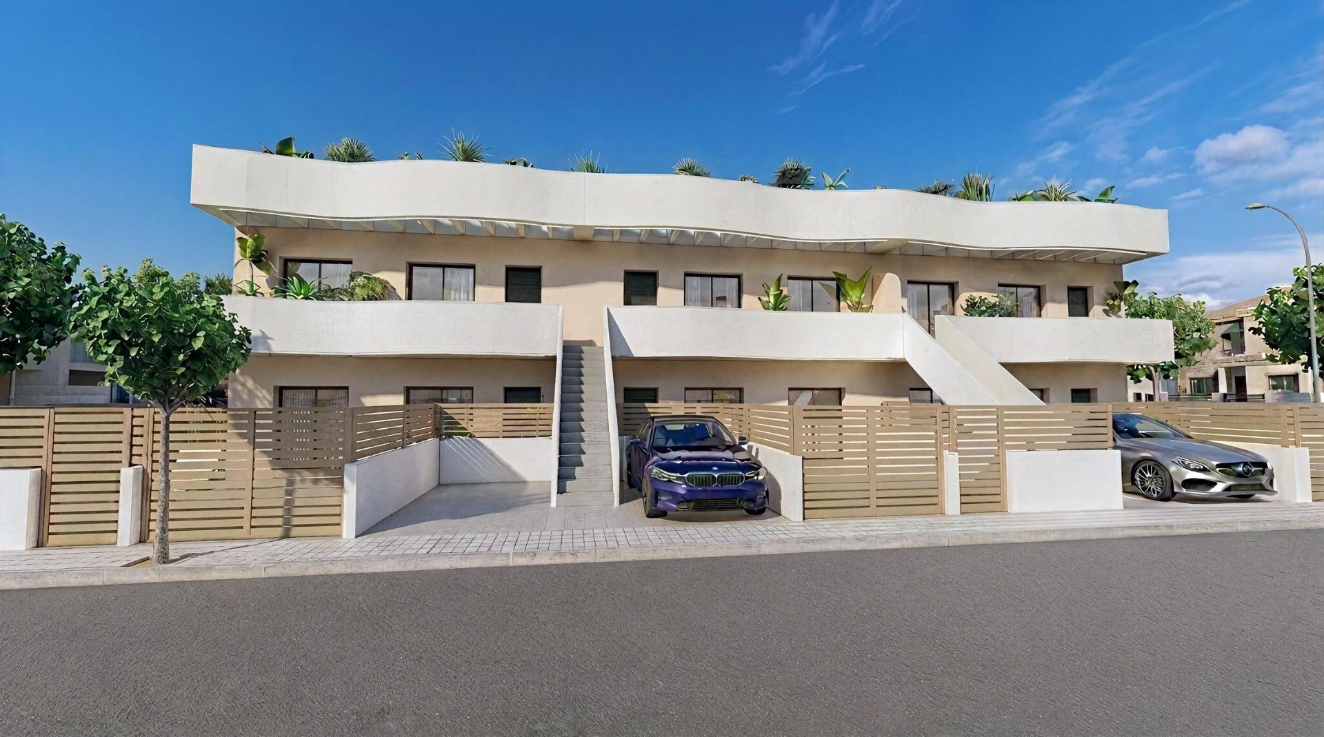 Bungalows de nueva construcción de estilo boutique con piscina privada en Pilar de la Horadada, a 2 km de la playa