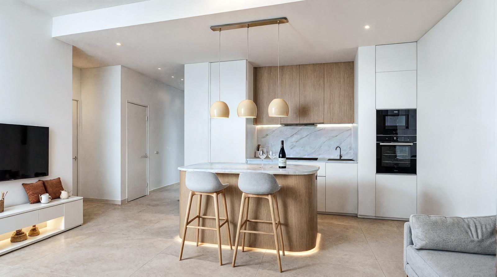 Bungalows de nueva construcción de estilo boutique con piscina privada en Pilar de la Horadada, a 2 km de la playa — 3