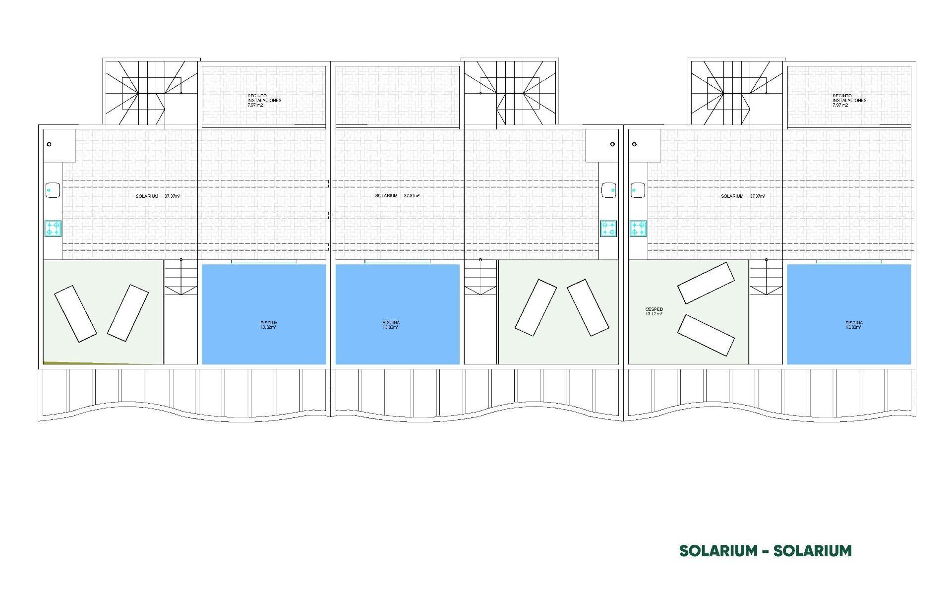 Bungalows de nueva construcción de estilo boutique con piscina privada en Pilar de la Horadada, a 2 km de la playa — 8