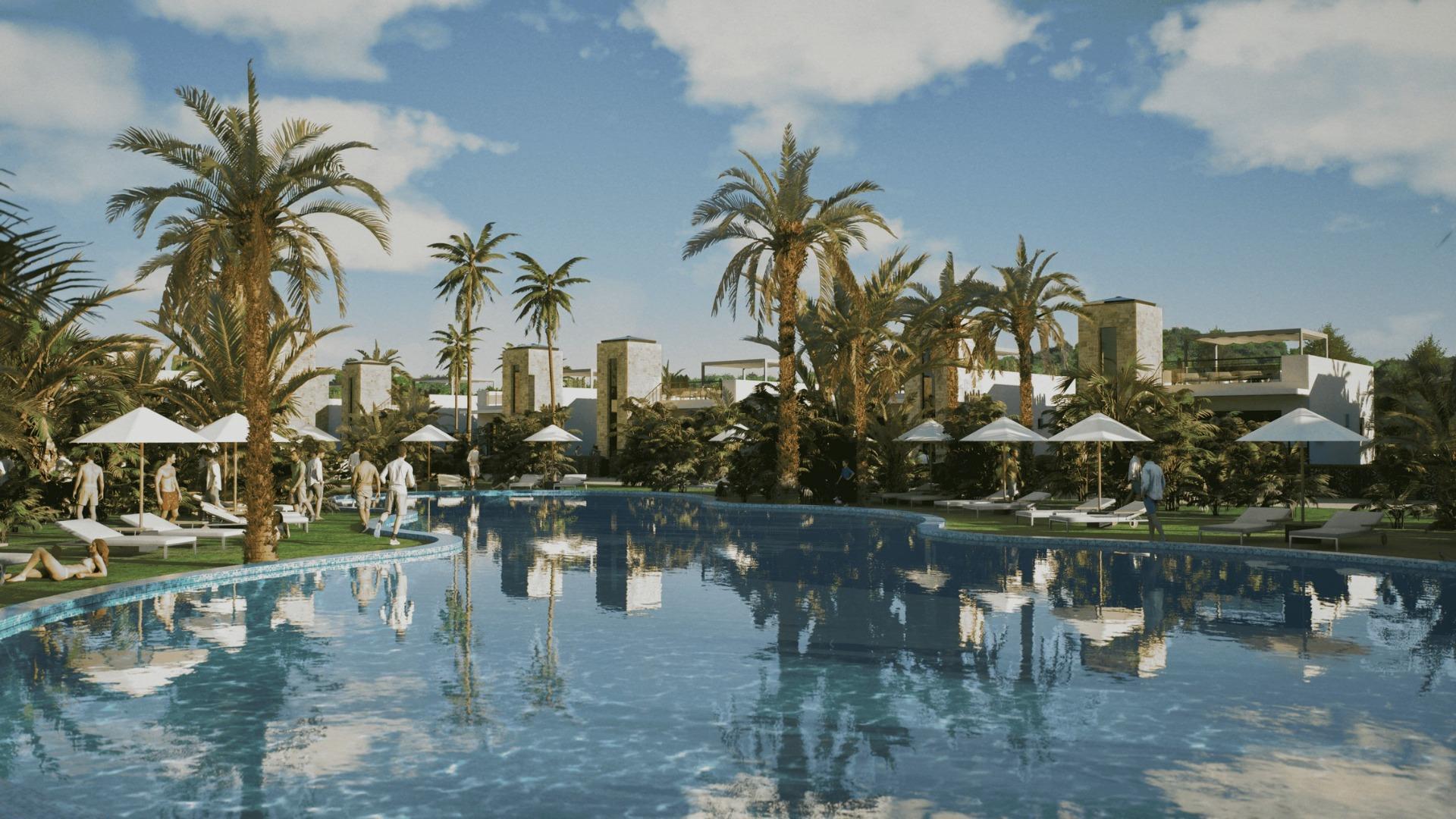 Villas de nueva construcción en Camposol Golf (Mazarrón-Murcia) con solárium privado y sótano — 3