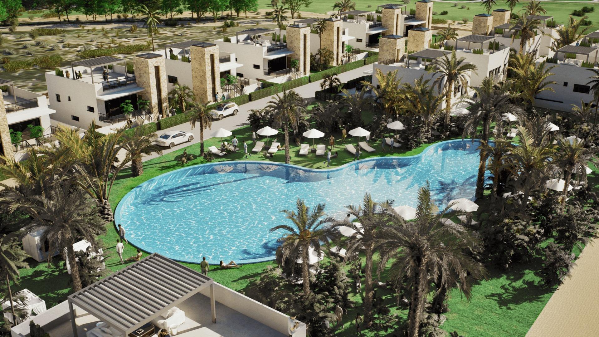 Villas de nueva construcción en Camposol Golf (Mazarrón-Murcia) con solárium privado y sótano — 4