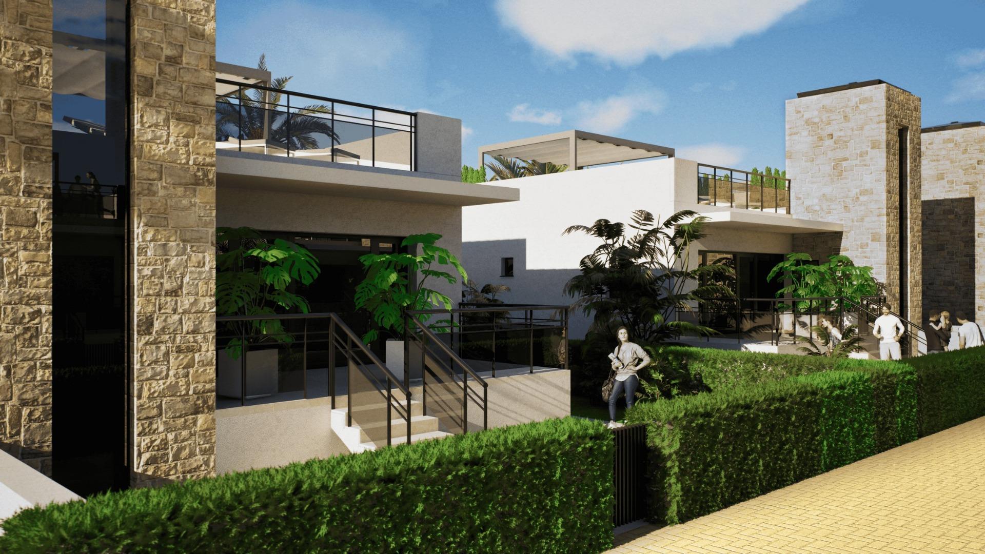 Nieuwbouwwilla’s in Camposol Golf (Mazarrón-Murcia) met eigen dakterras en kelder — 7