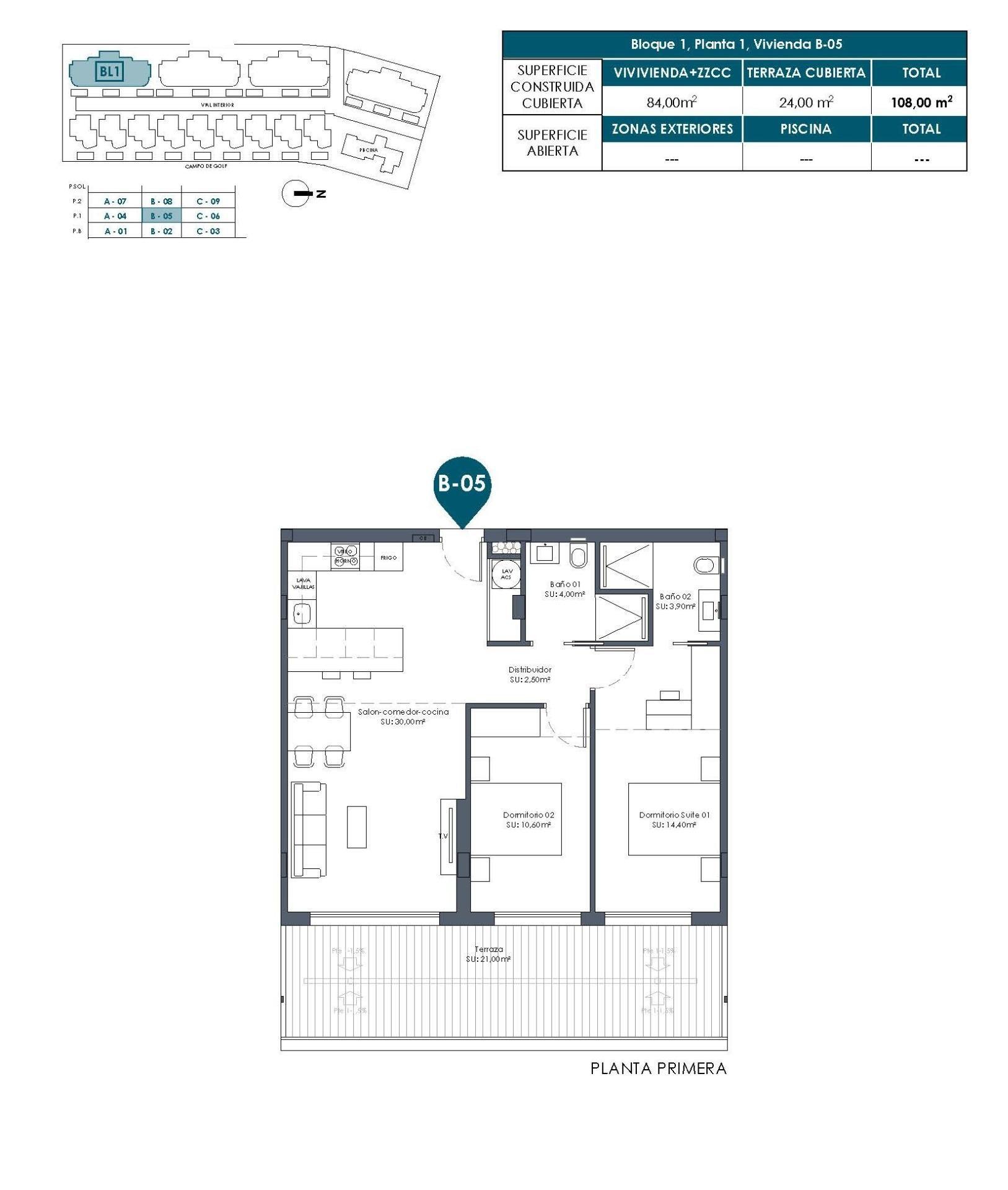 Nowe apartamenty i wille z widokiem na pole golfowe w La Serena Golf w Los Alcazares — 11