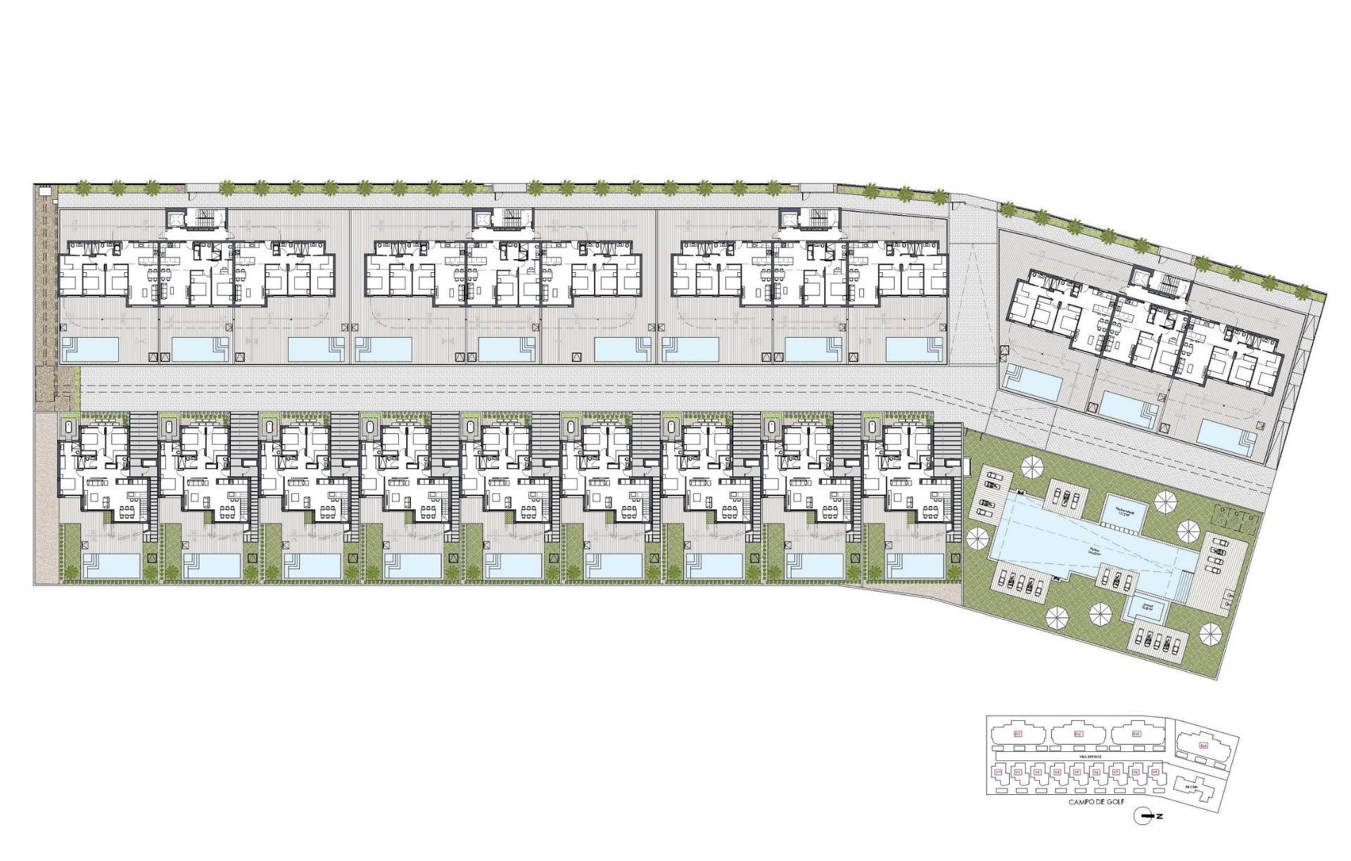 Nowe apartamenty i wille z widokiem na pole golfowe w La Serena Golf w Los Alcazares — 12