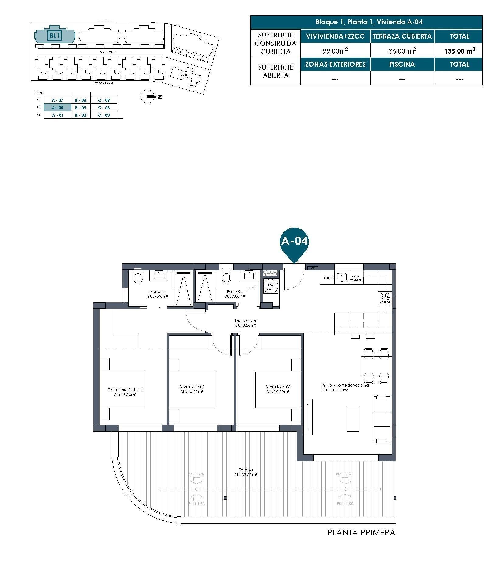 Nowe apartamenty i wille z widokiem na pole golfowe w La Serena Golf w Los Alcazares — 11