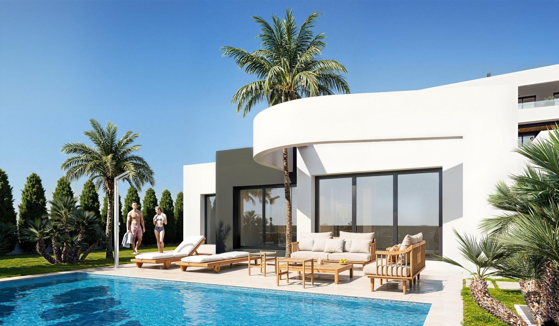 Apartamentos y villas de nueva construcción frente al campo de golf La Serena Golf en Los Alcázares — 15
