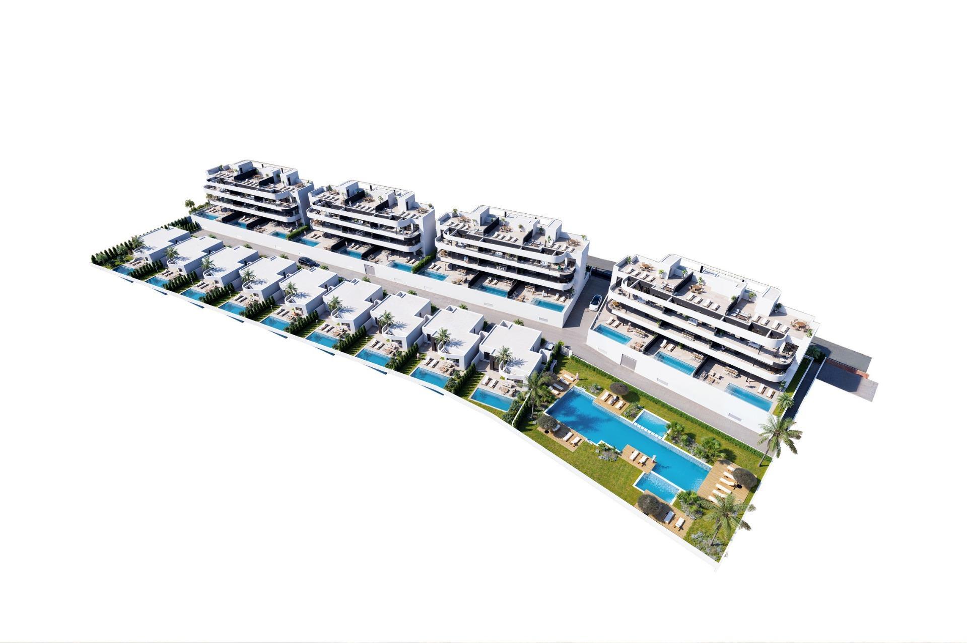 New Build Golf Front Apartments and Villas in La Serena Golf Los Alcazares — 9