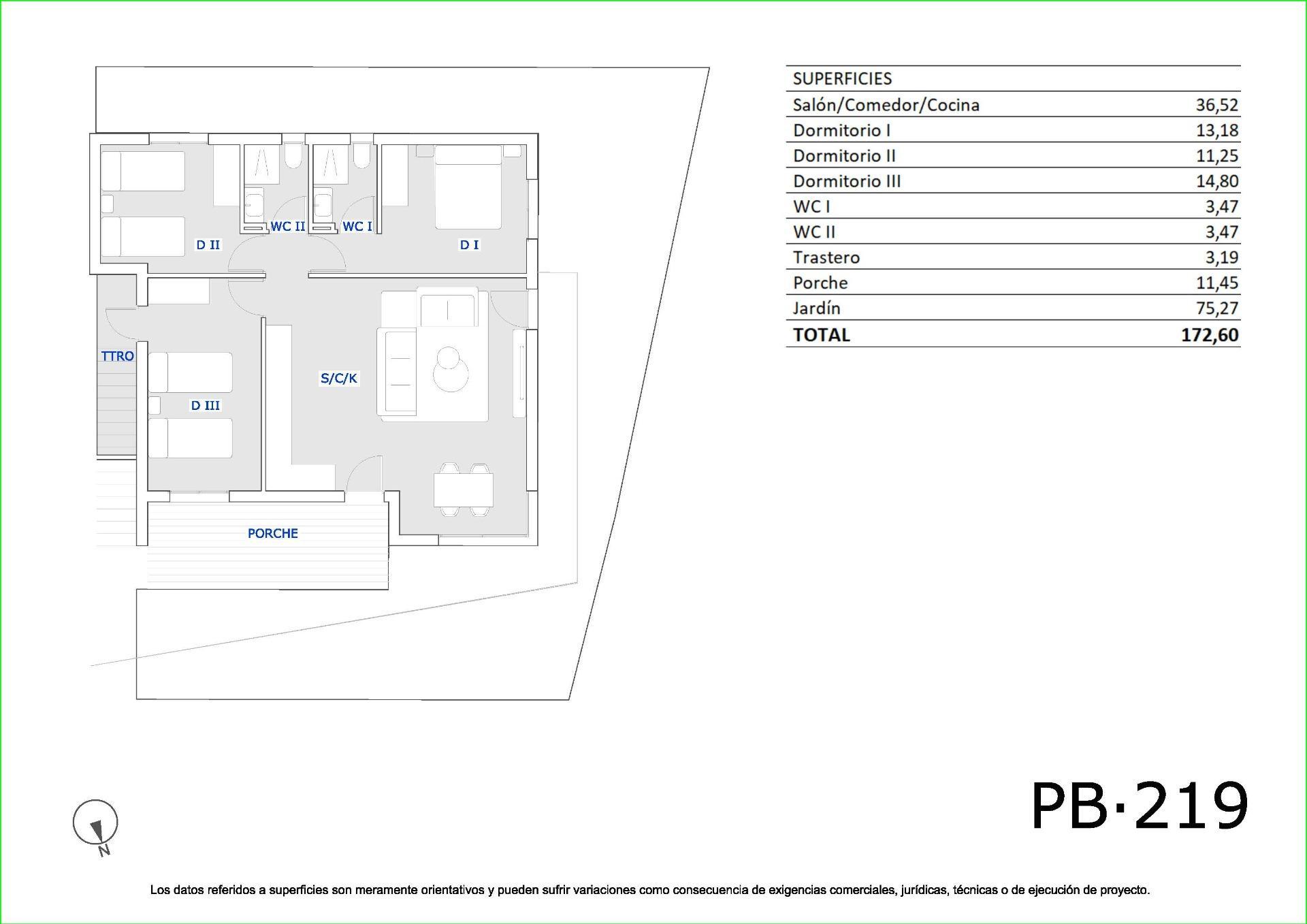 Moderne, nieuw gebouwde bungalows in San Miguel de Salinas met 3 gemeenschappelijke zwembaden — 12