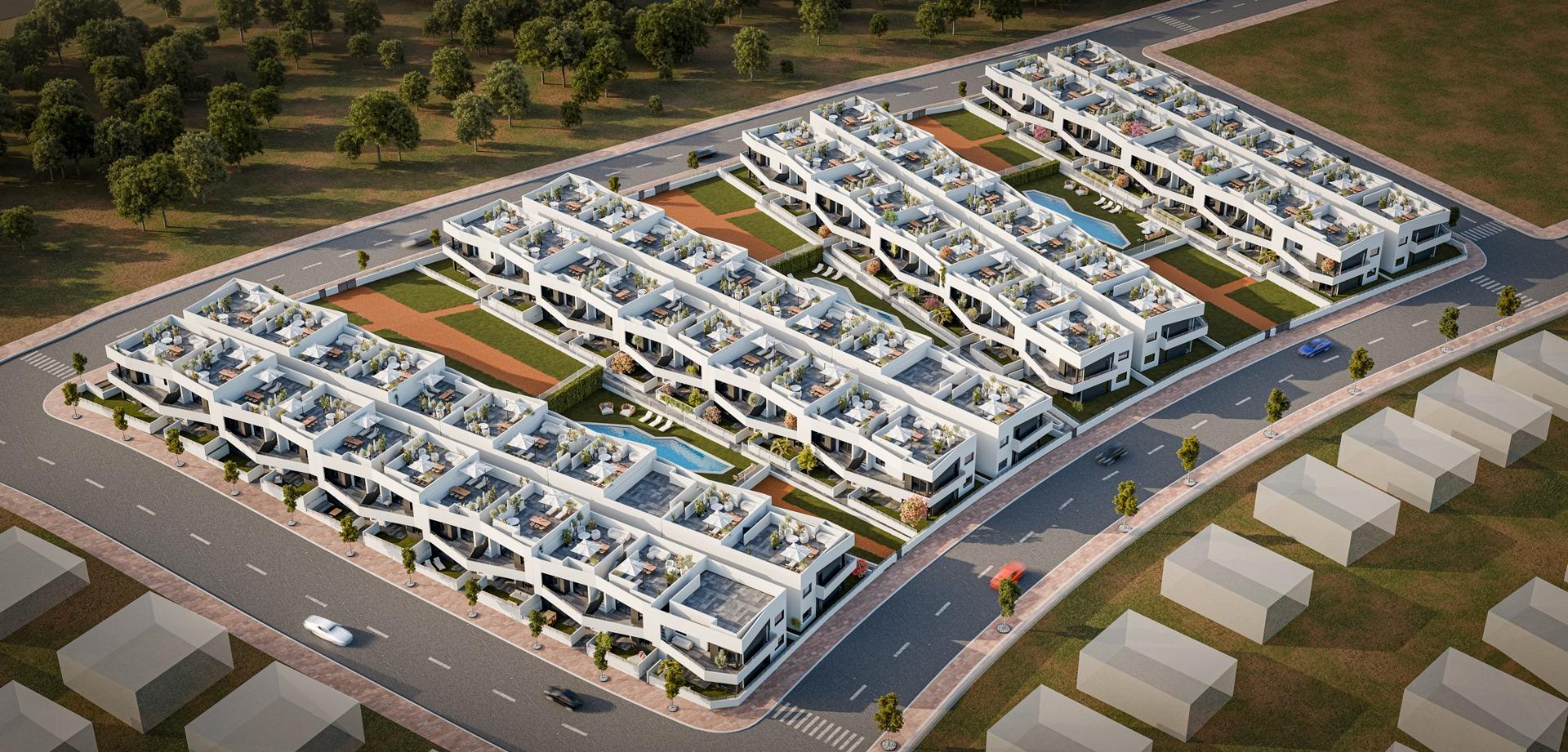 Moderne, nieuw gebouwde bungalows in San Miguel de Salinas met 3 gemeenschappelijke zwembaden — 3