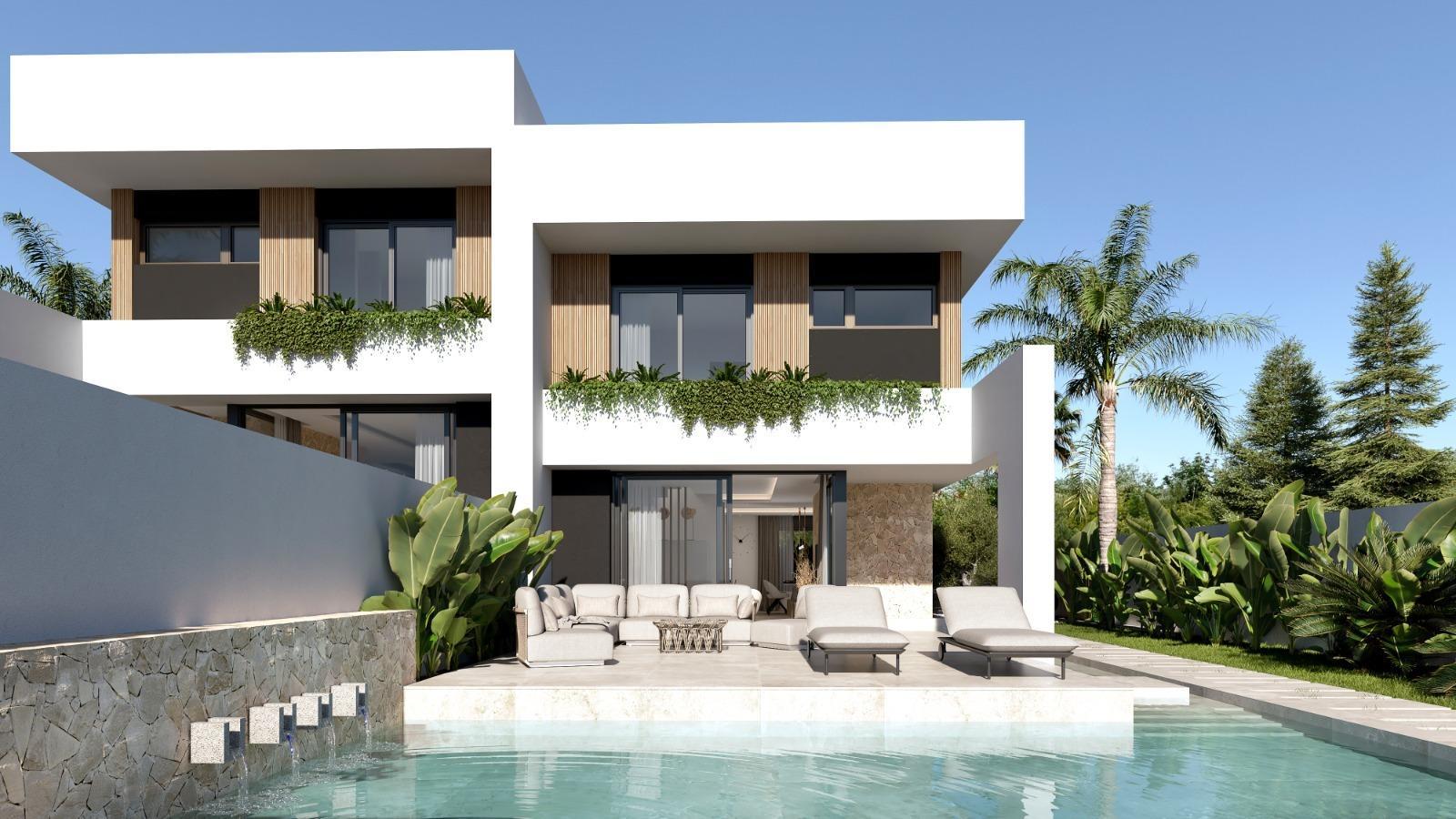 Modern Semi Detached Villas with Private Pool in Las Filipinas-Orihuela Costa — 2