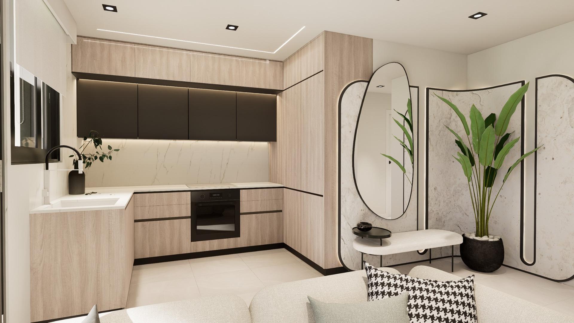 Nowe bungalowy z ogrodem lub solarium w pobliżu plaży w Pilar de la Horadada — 9