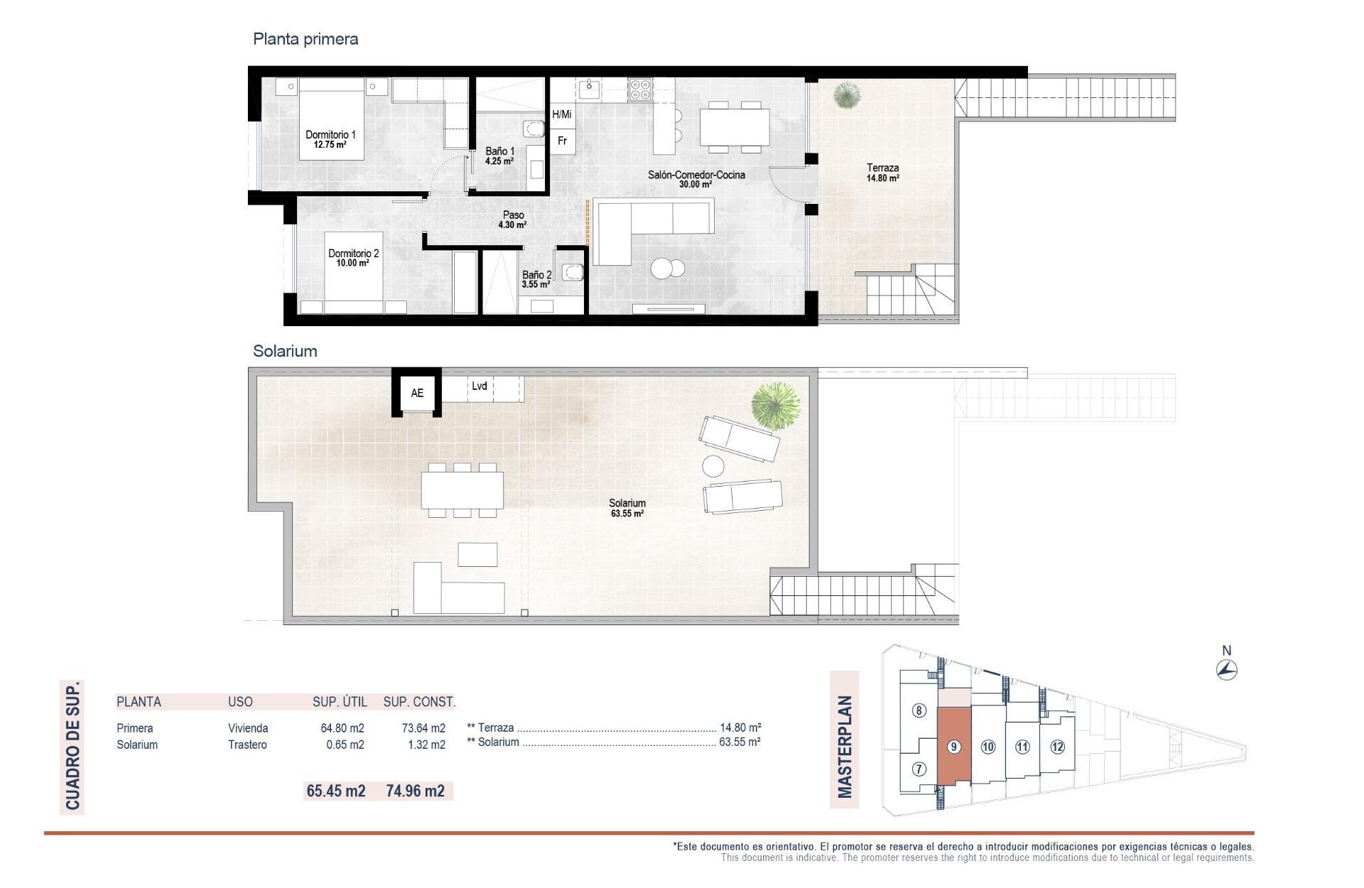Modern Apartments with comunal Pool Near the Beach in San Pedro del Pinatar — 10