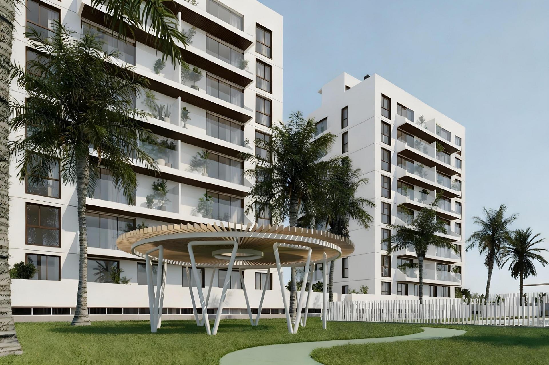 Nowoczesne apartamenty w nowym budynku w pobliżu plaży i mariny w Guardamar del Segura — 4