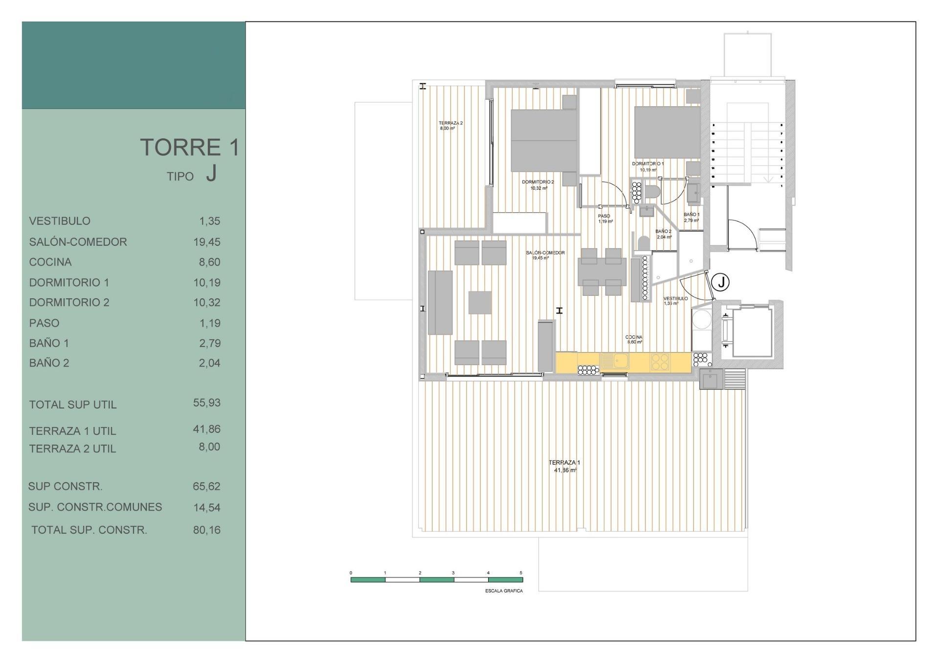 Nowoczesne apartamenty w nowym budynku w pobliżu plaży i mariny w Guardamar del Segura — 7