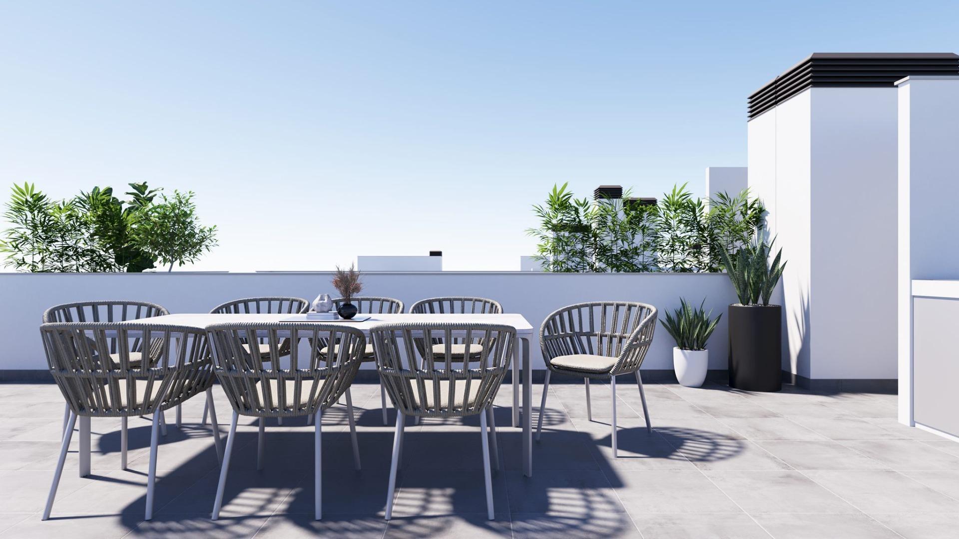 Modern, newly built semi-detached and terraced homes with private pools at El Alba Resort-Torre Pacheco — 5