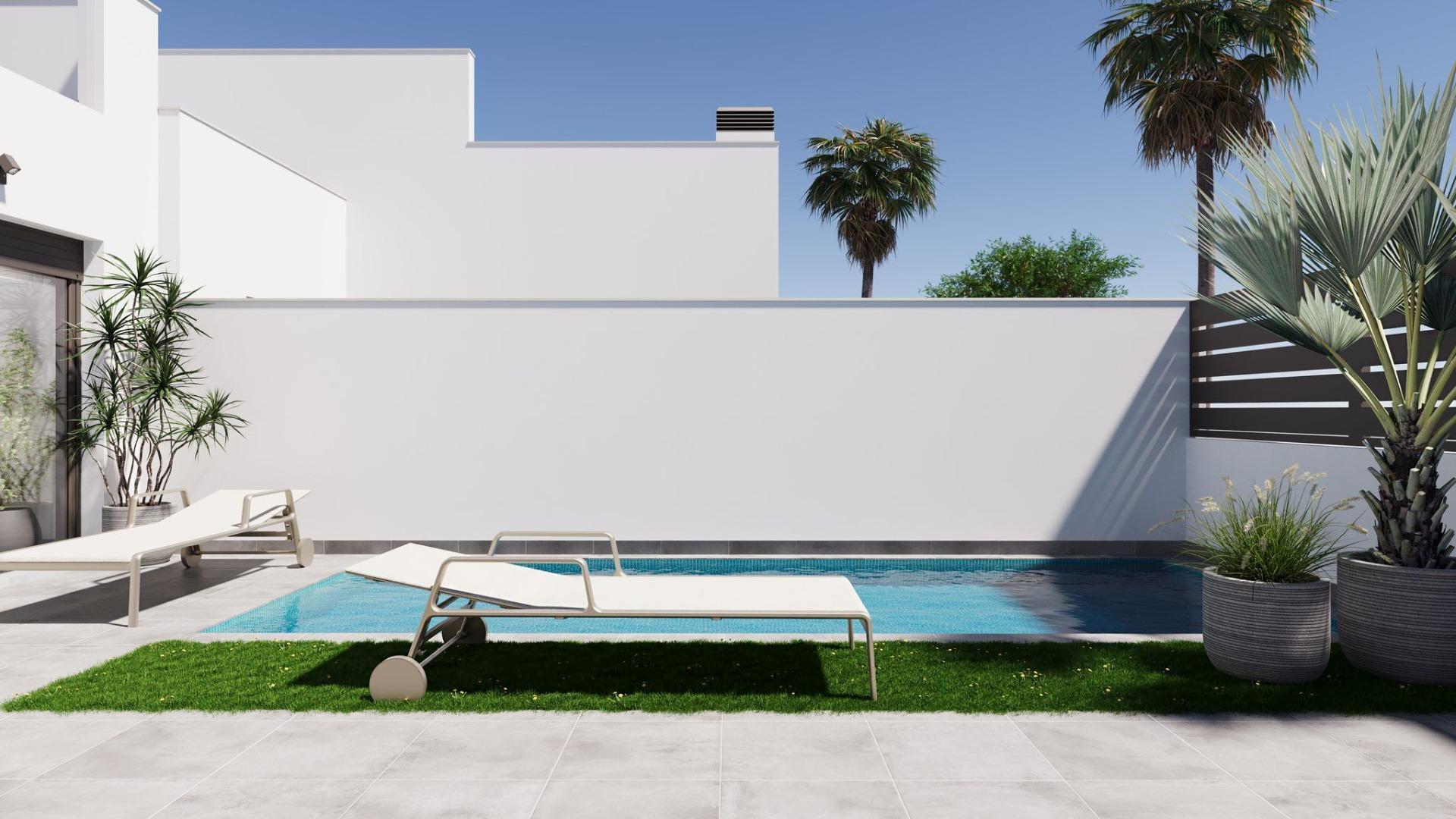 Modern, newly built semi-detached and terraced homes with private pools at El Alba Resort-Torre Pacheco — 7