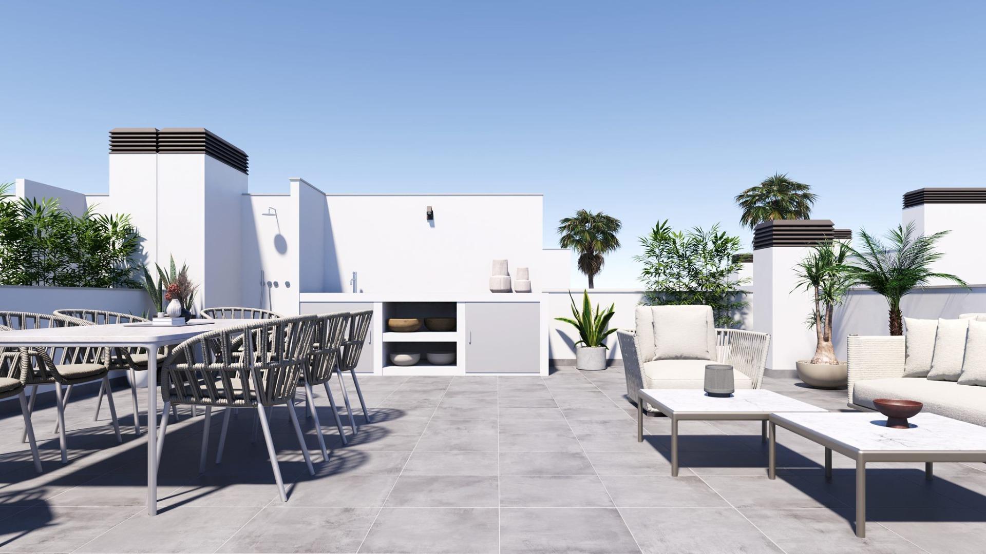 Modern, newly built semi-detached and terraced homes with private pools at El Alba Resort-Torre Pacheco — 4