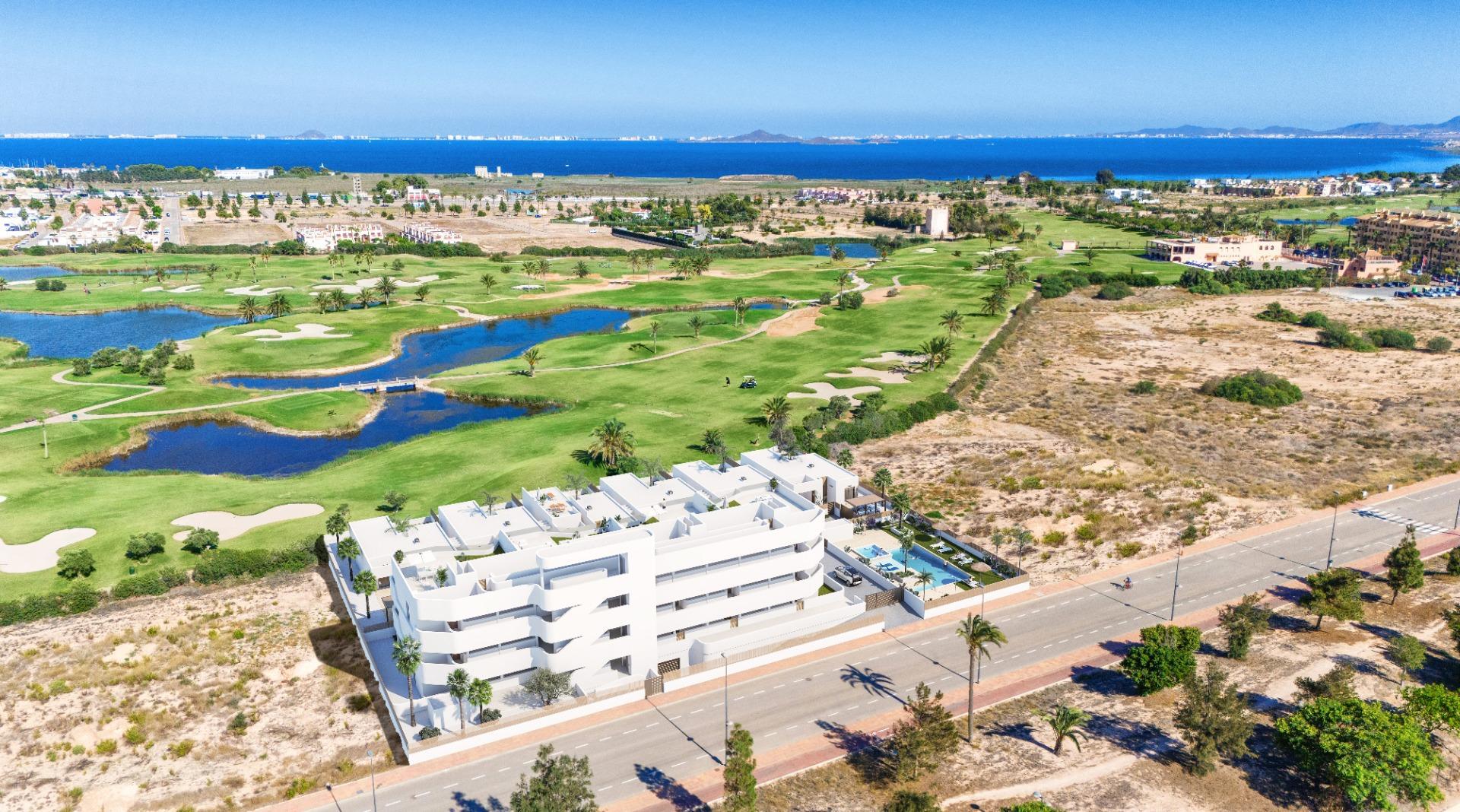 New Build Apartments and Villas Frontline Golf in Los Alcazares Costa Calida — 11