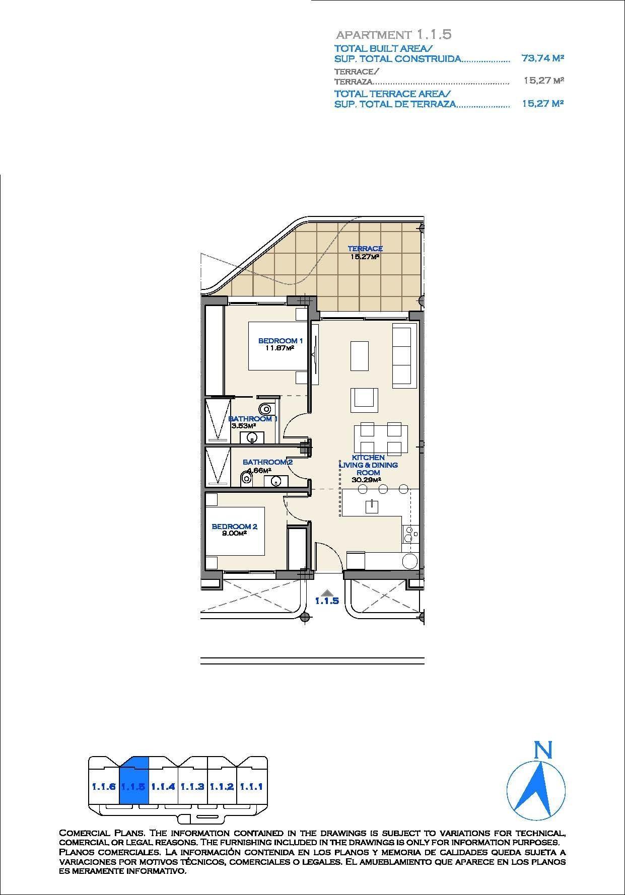 New Build Apartments and Villas Frontline Golf in Los Alcazares Costa Calida — 14