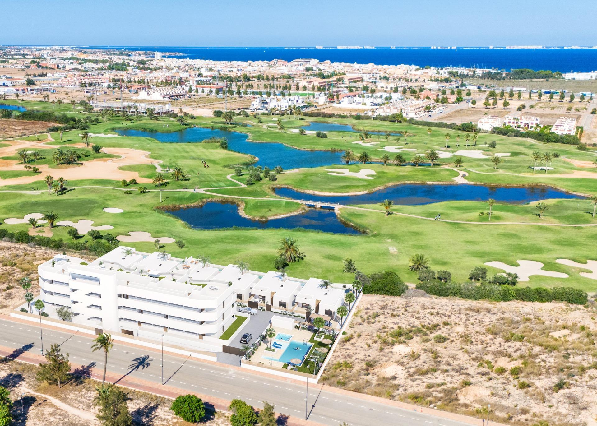 New Build Apartments and Villas Frontline Golf in Los Alcazares Costa Calida — 8