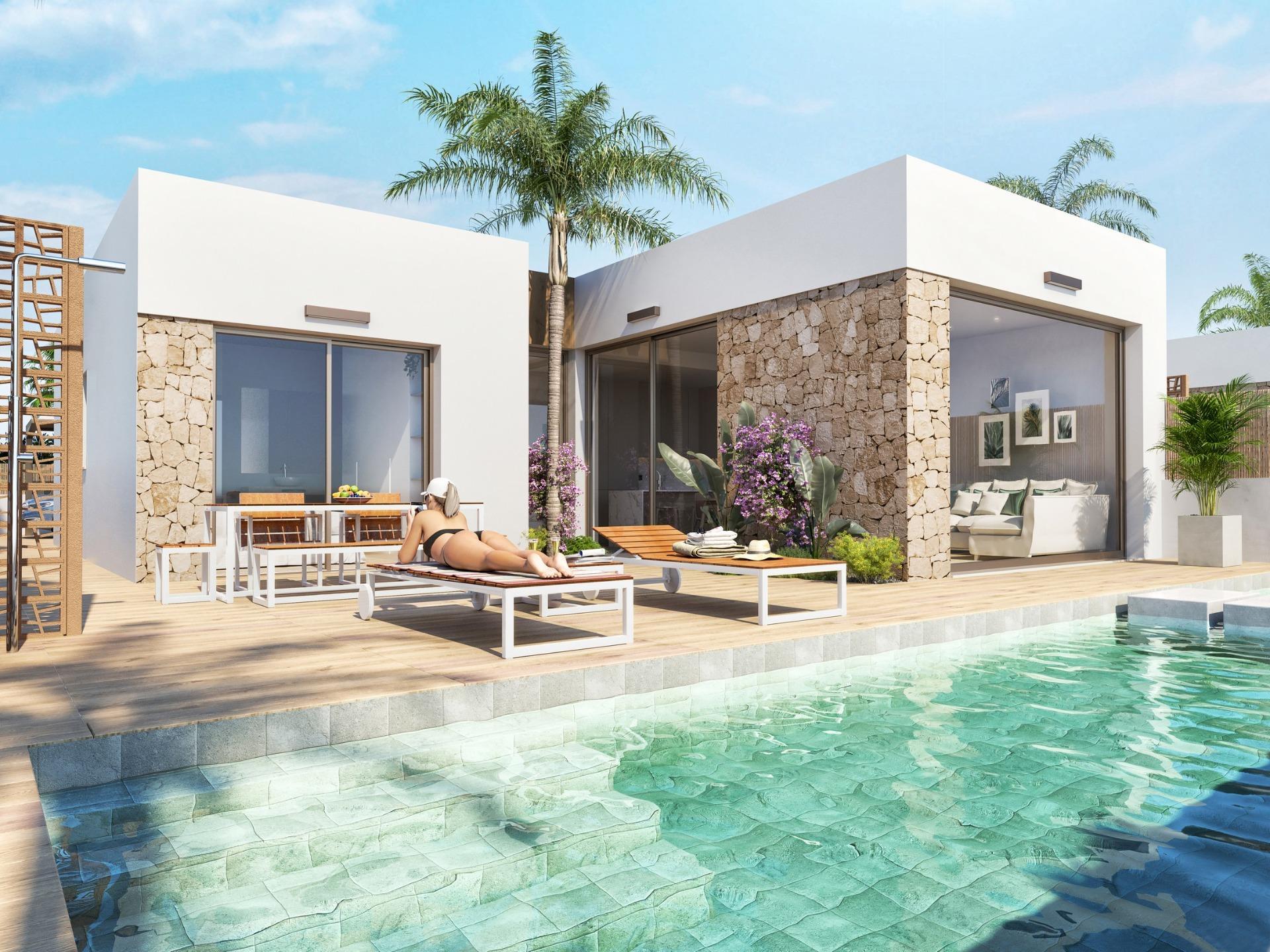 New Build Apartments and Villas Frontline Golf in Los Alcazares Costa Calida — 6