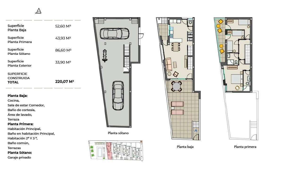New Build Beachfront Semi Detached Villas in Moncofa with Sea Views — 12