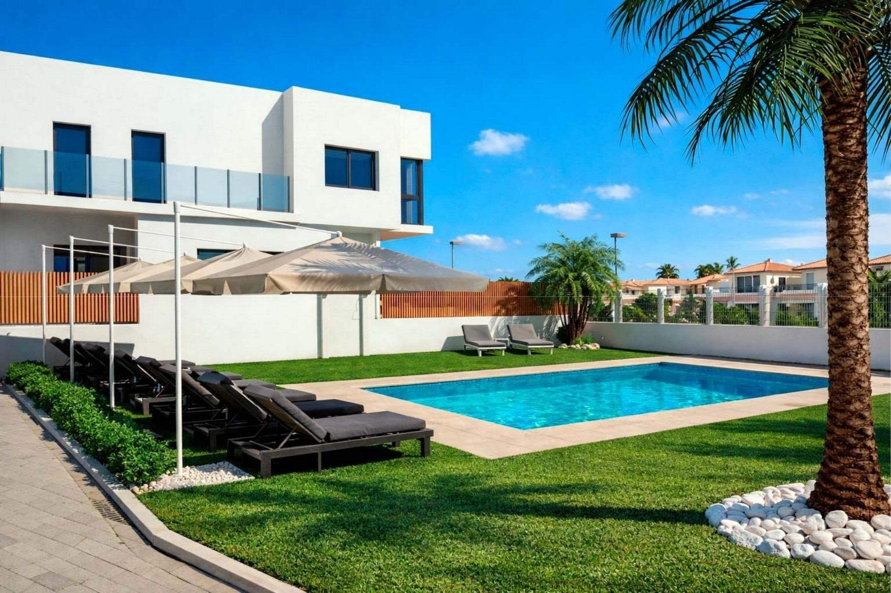 New Build Beachfront Semi Detached Villas in Moncofa with Sea Views — 3