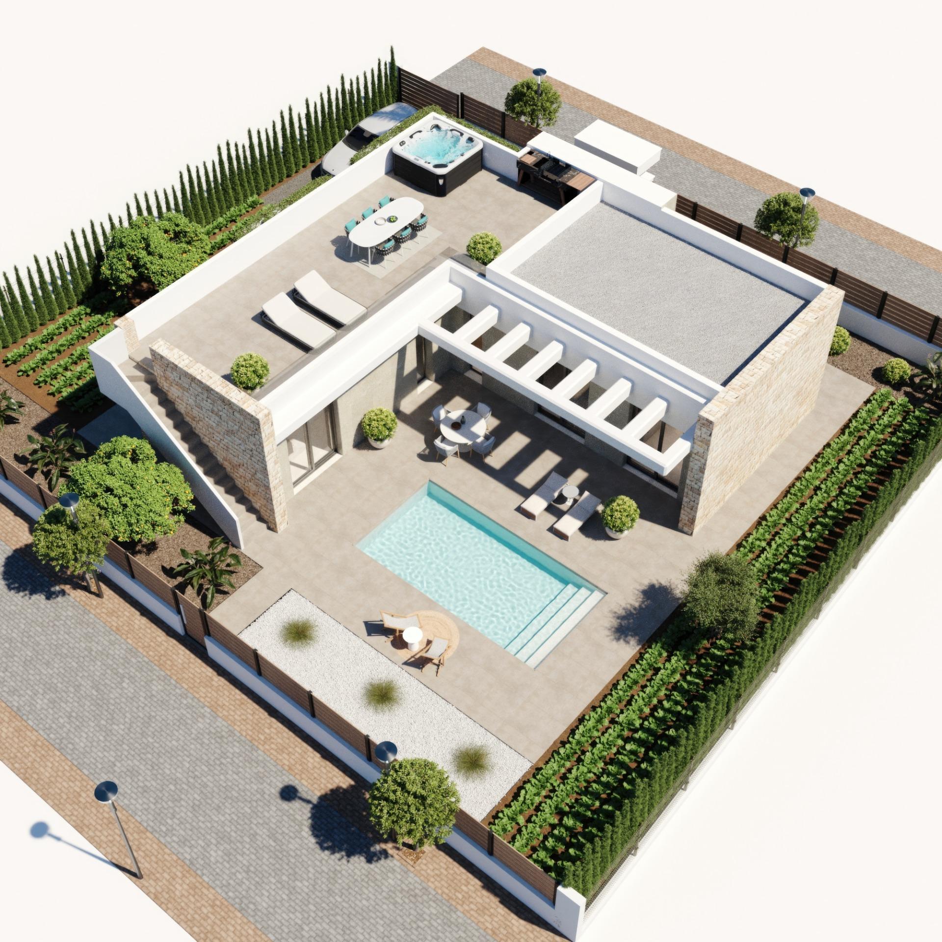 Nowe wille w Hacienda del Álamo Golf Resort, Murcja — 11