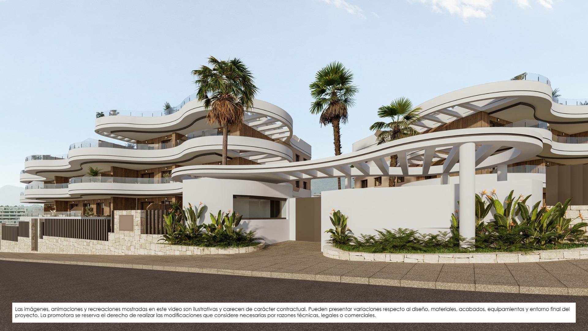 Apartamentos de nueva construcción en venta en Finestrat con vistas al mar y servicios al estilo de un complejo turístico — 5