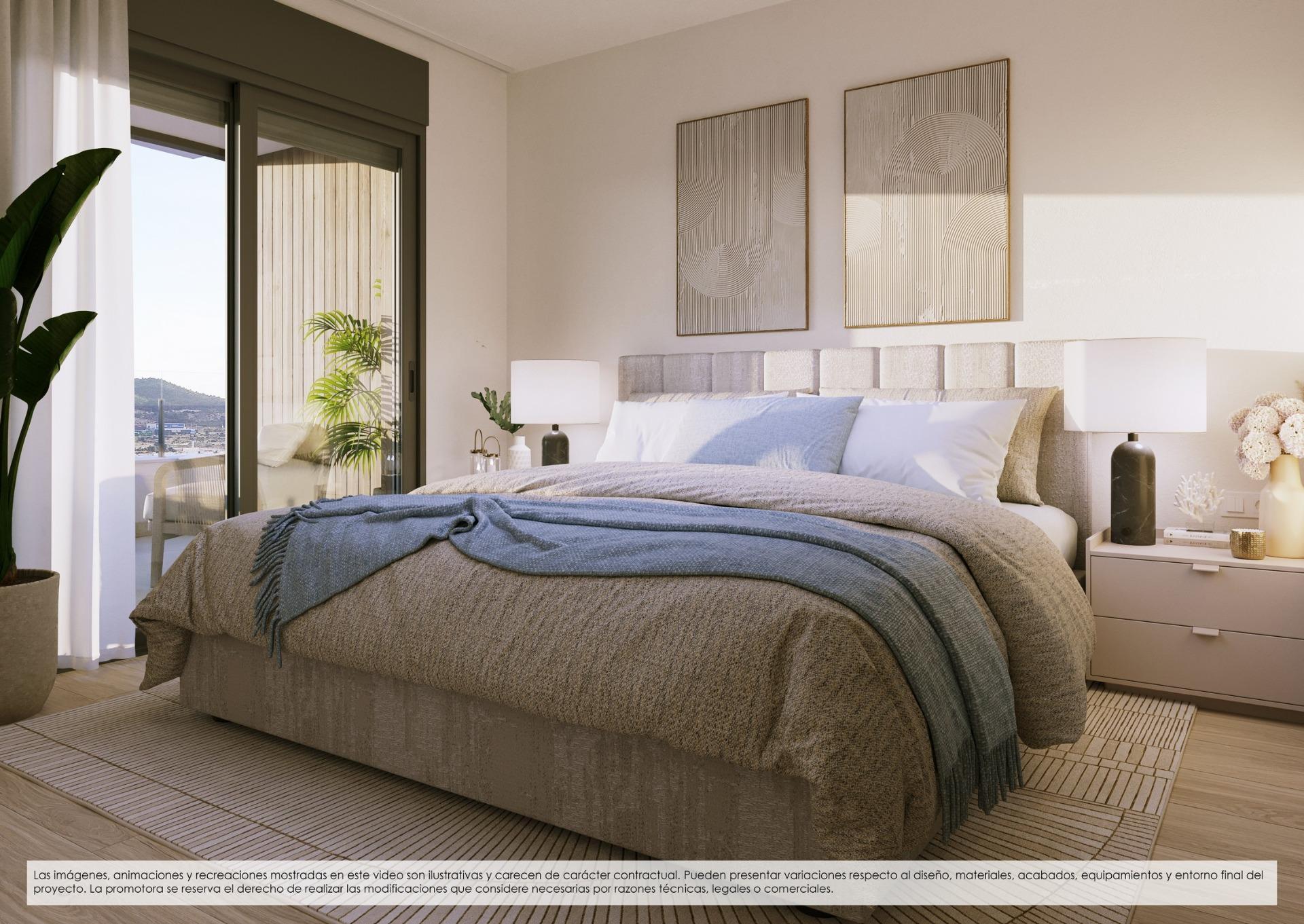 Apartamentos de nueva construcción en venta en Finestrat con vistas al mar y servicios al estilo de un complejo turístico — 14