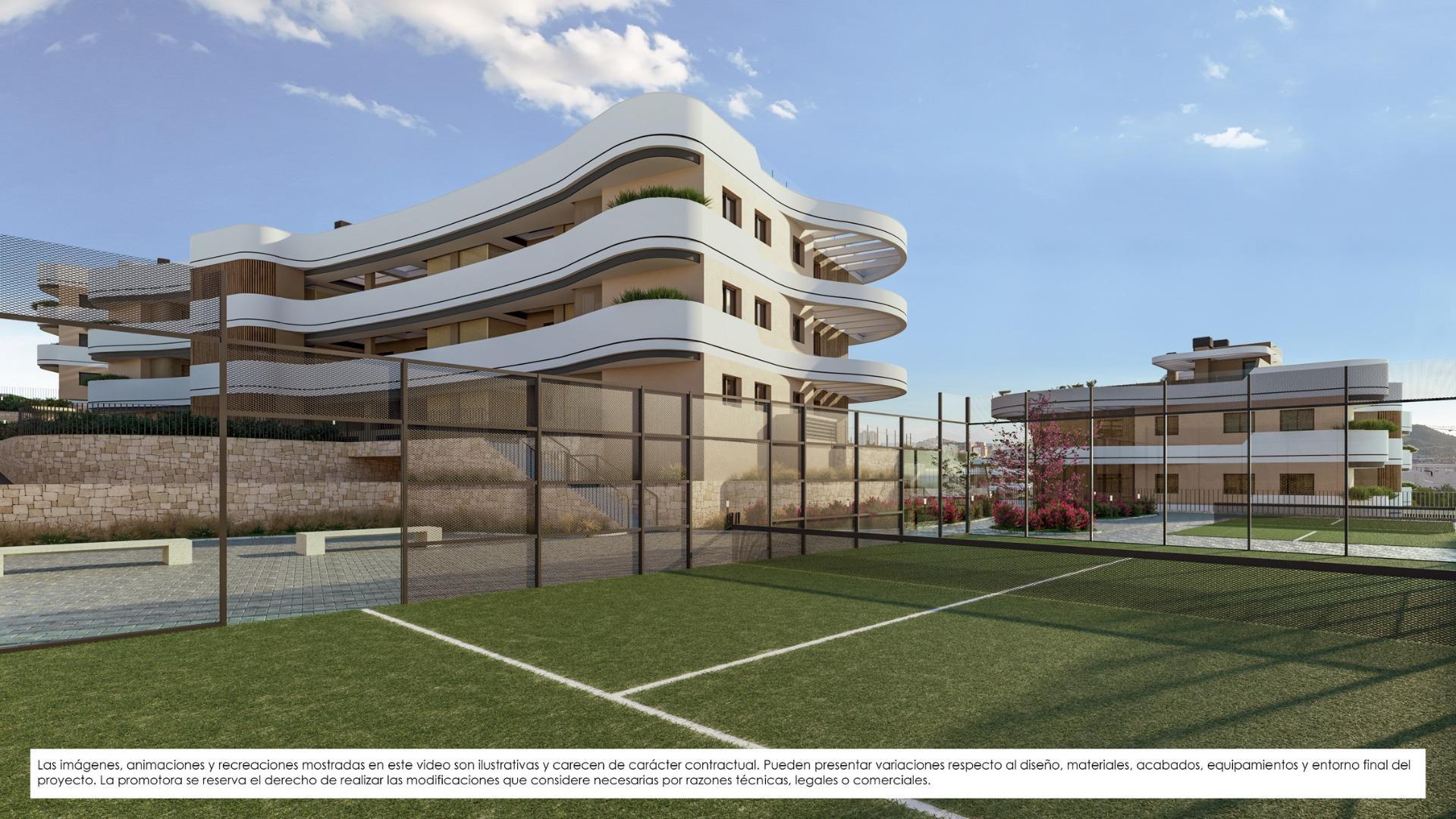 Apartamentos de nueva construcción en venta en Finestrat con vistas al mar y servicios al estilo de un complejo turístico — 8