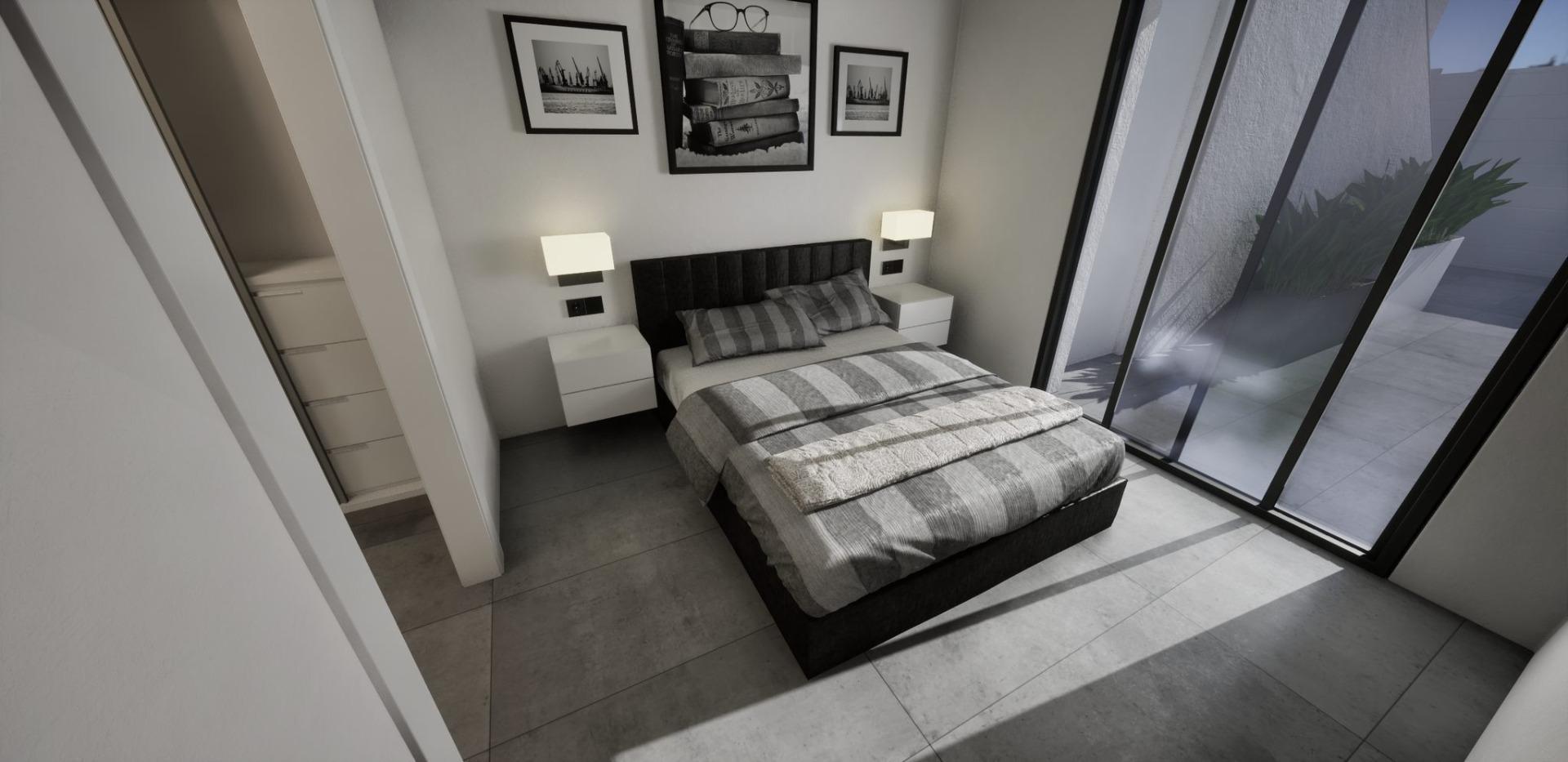 Villas adosadas de nueva construcción en esquina a la venta en Torre Pacheco con piscina privada y solárium — 13