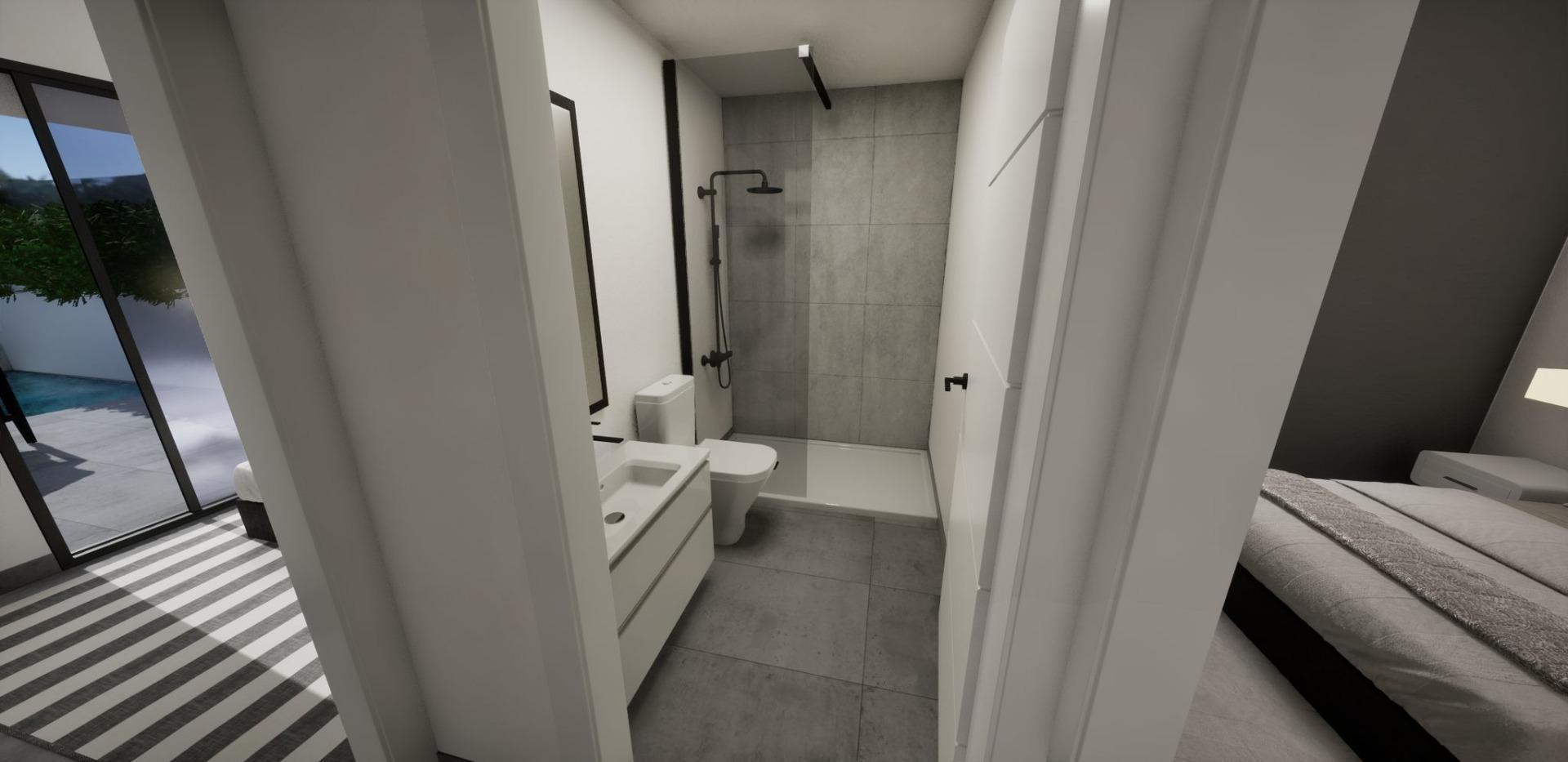 Villas adosadas de nueva construcción en esquina a la venta en Torre Pacheco con piscina privada y solárium — 15