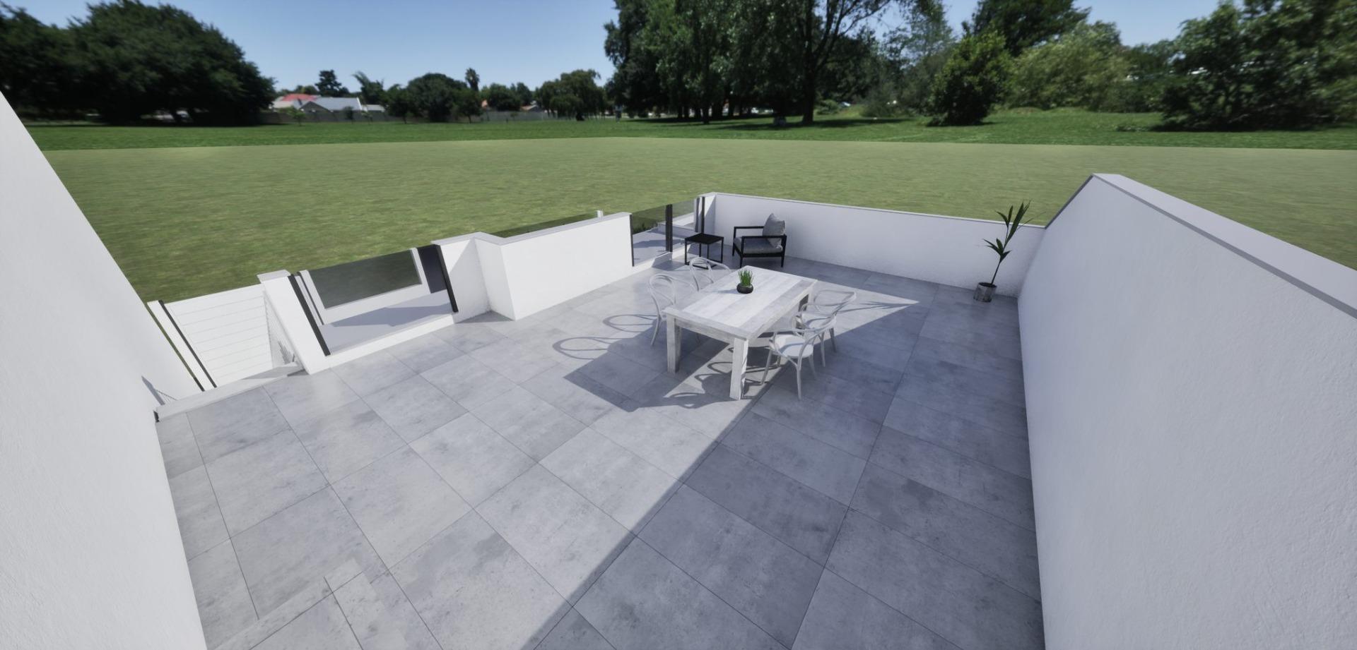 Villas adosadas de nueva construcción en esquina a la venta en Torre Pacheco con piscina privada y solárium — 4