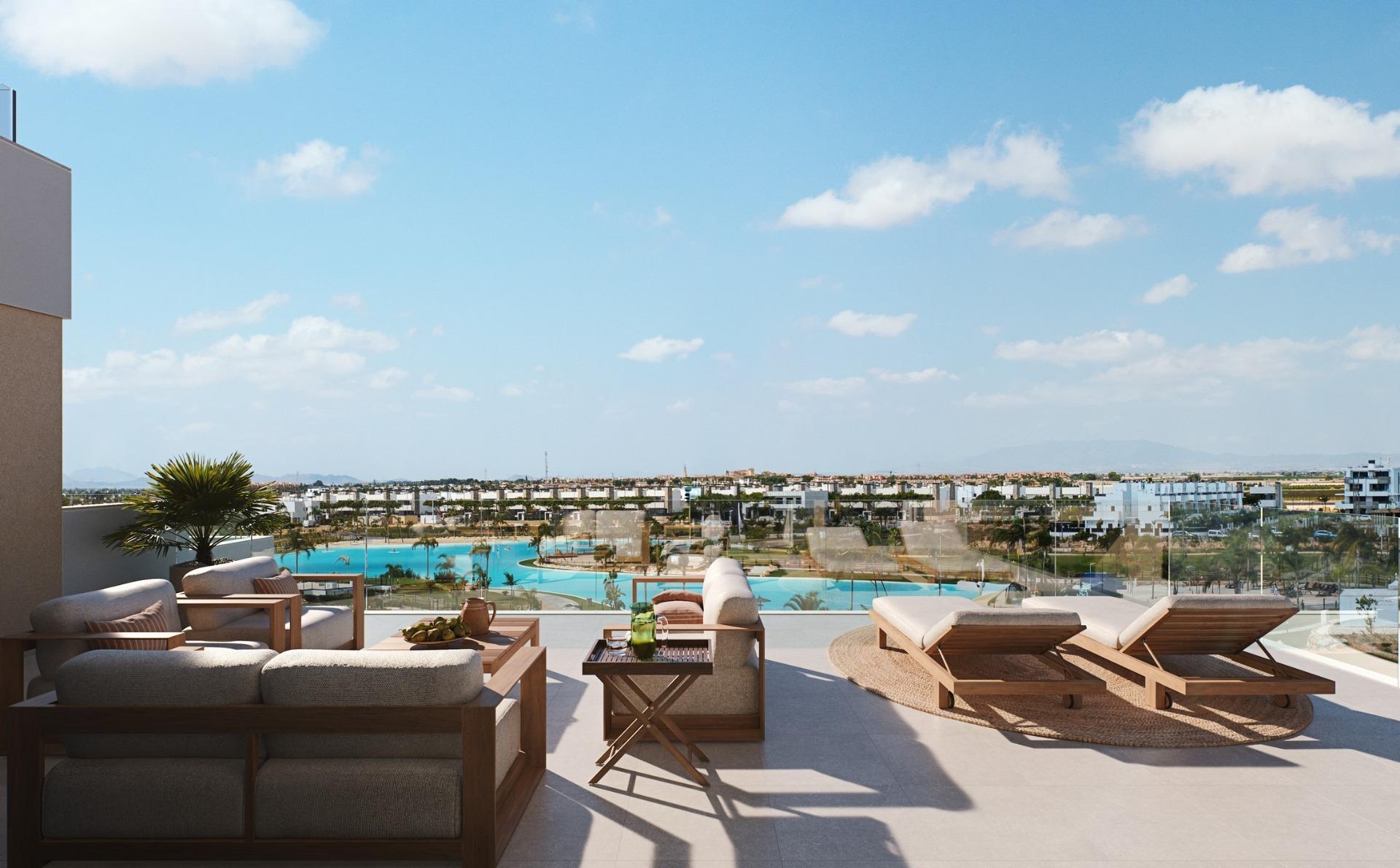Luxury New Build Apartments for Sale in Santa Rosalia Lake and Life Resort Murcia — 2