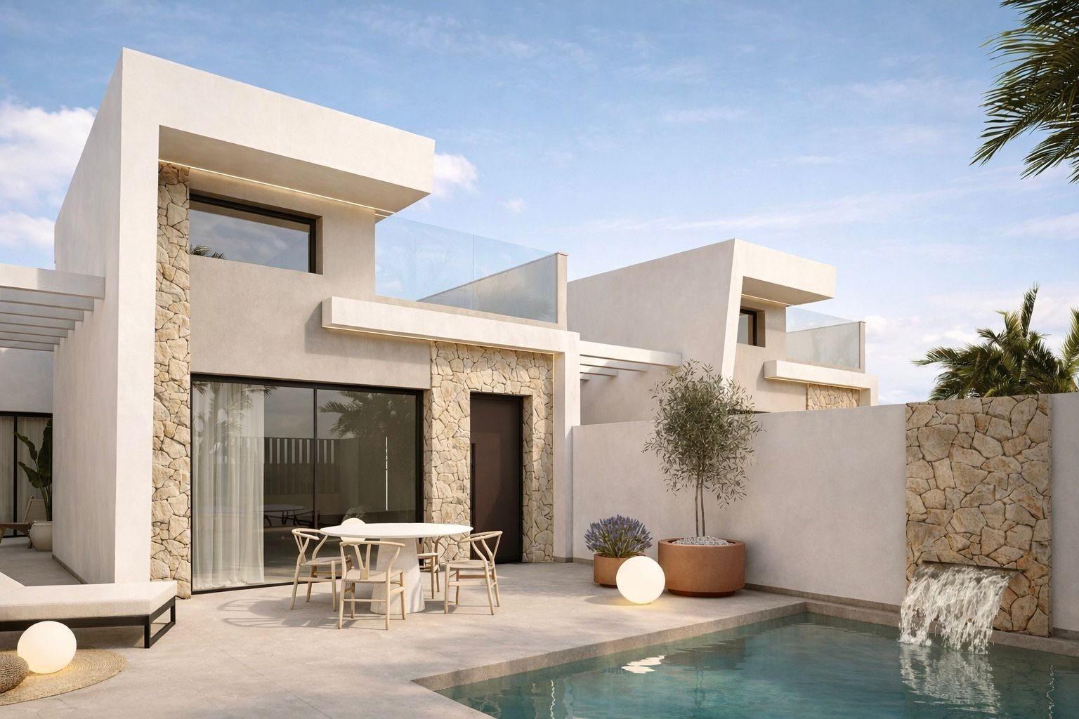 Villas neuves exclusives avec piscine privée près de la plage à Los Alcazares — 11