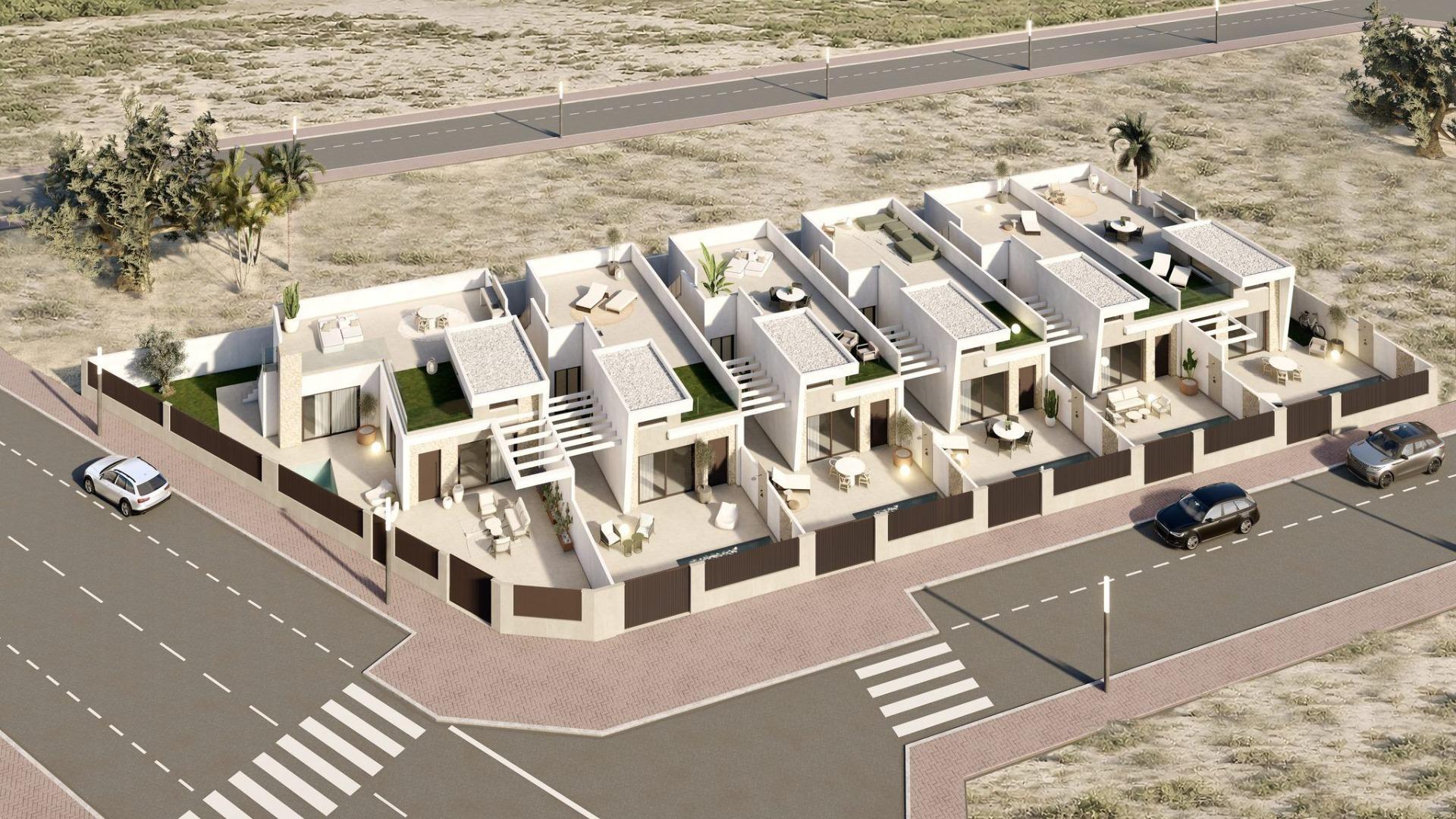 Villas neuves exclusives avec piscine privée près de la plage à Los Alcazares — 2