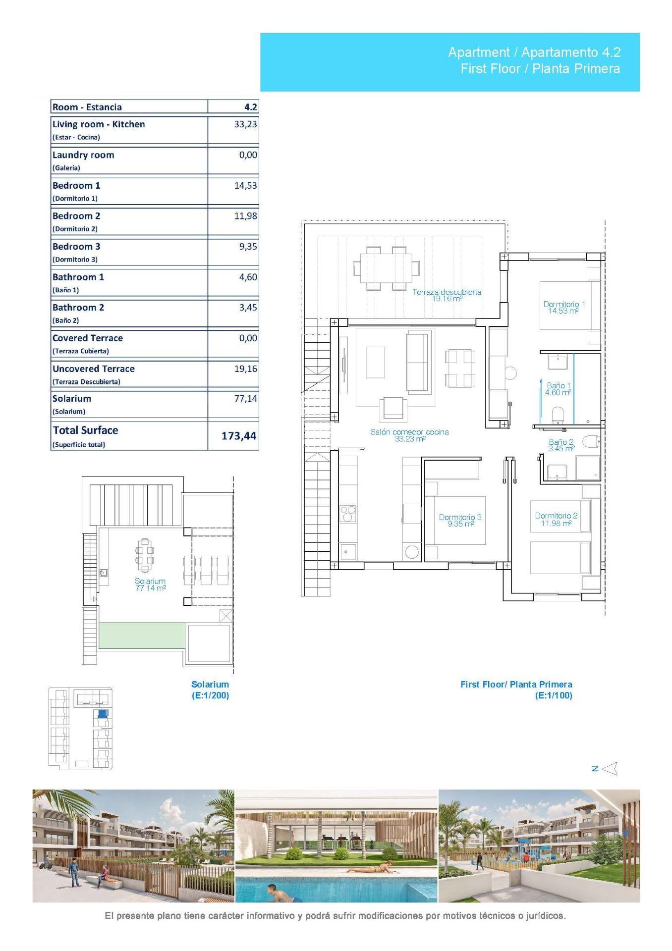 Luxe toeristische appartementen op slechts 150 meter van het strand van Las Higuericas - Torre de la — 14