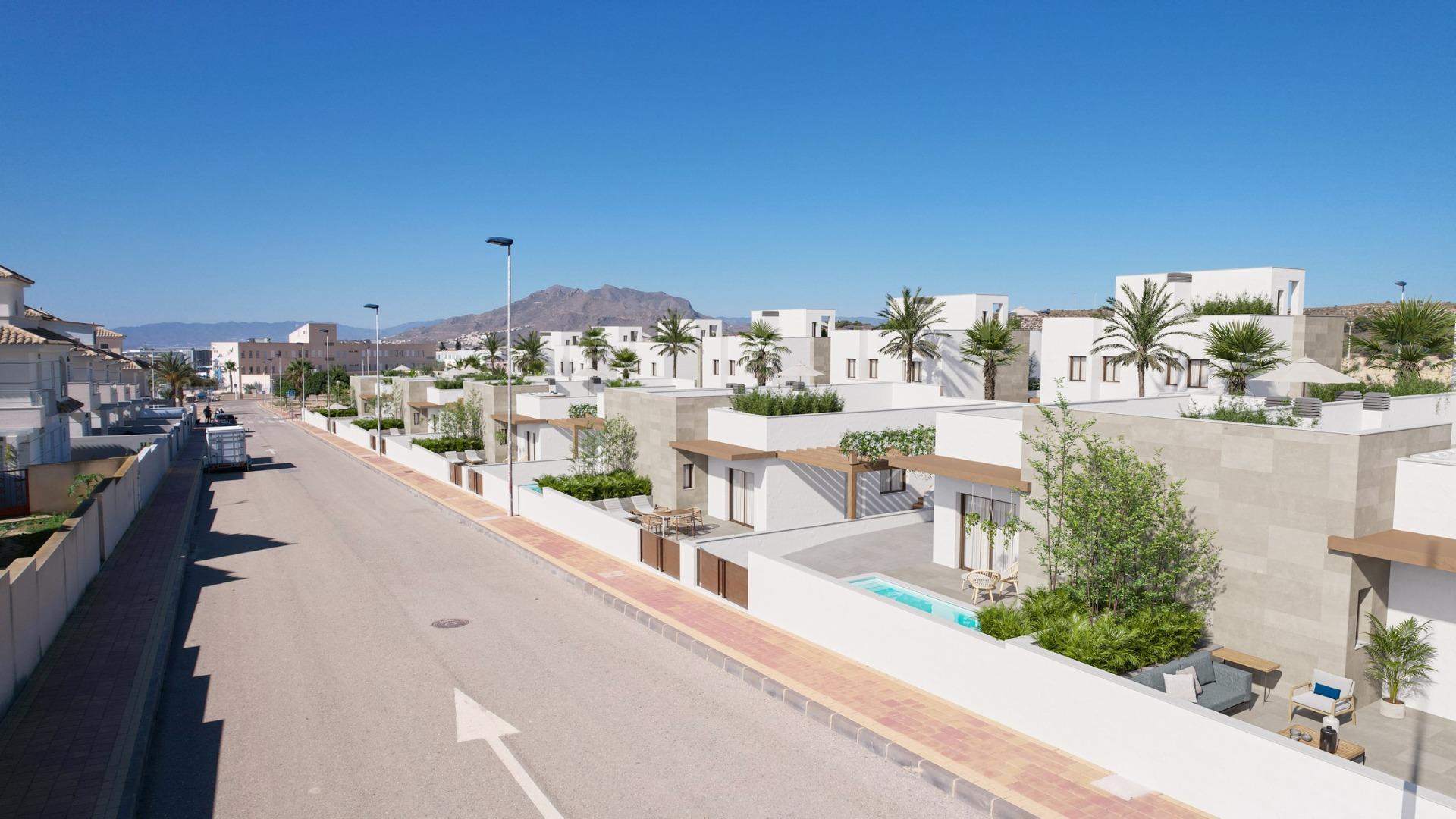 Villas pareadas de nueva construcción en Puerto de Mazarrón, cerca de la playa — 10