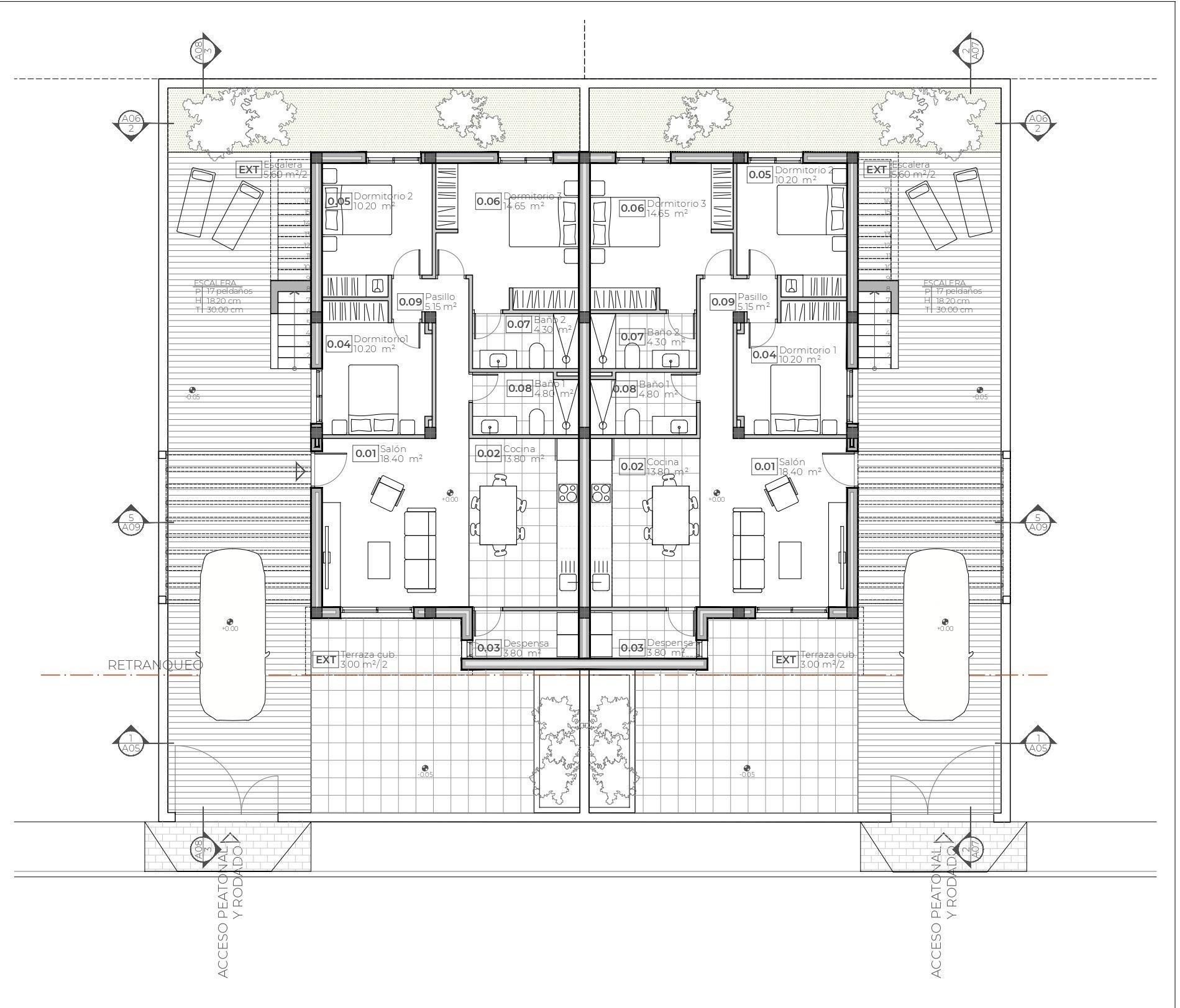 Villas pareadas de nueva construcción en Puerto de Mazarrón, cerca de la playa — 13