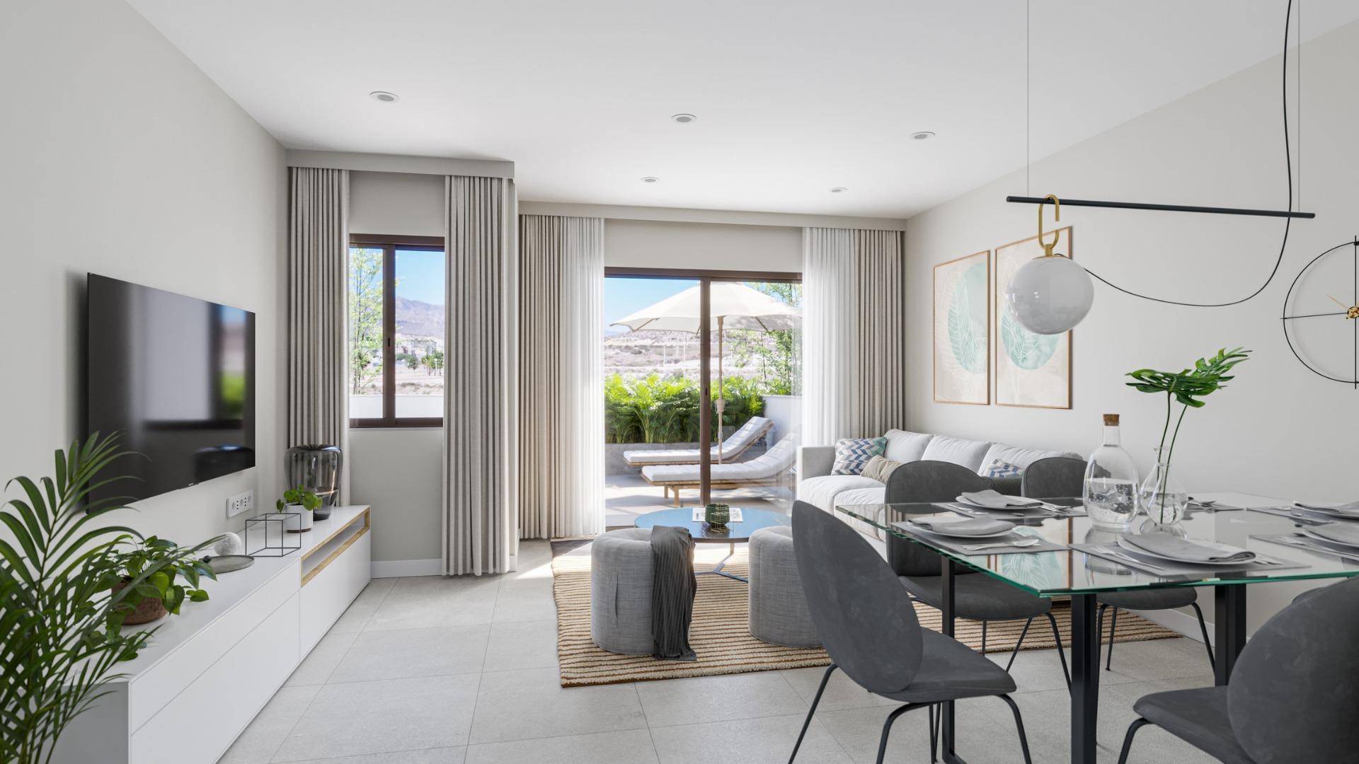 Villas pareadas de nueva construcción en Puerto de Mazarrón, cerca de la playa — 2