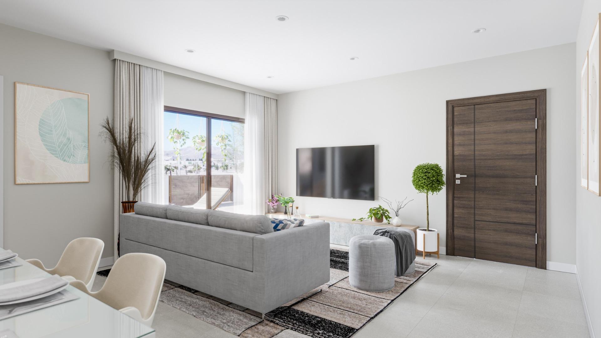 Villas pareadas de nueva construcción en Puerto de Mazarrón, cerca de la playa — 3