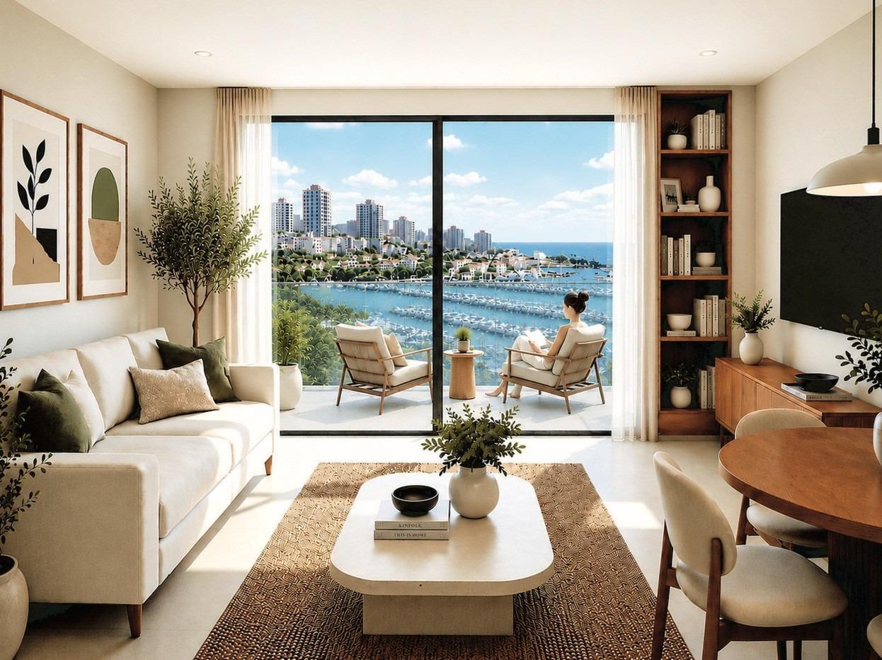 Apartamentos de lujo de nueva construcción cerca del puerto deportivo de Torrevieja y de la Playa del Cura — 5