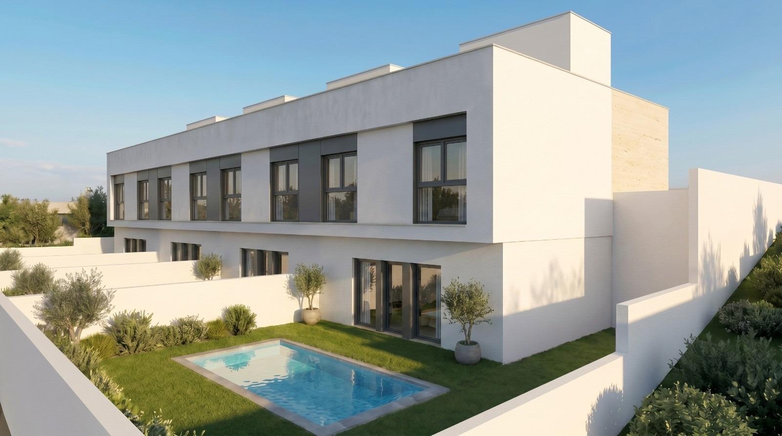 Promoción de 4 Villas adosadas y pareadas de nueva construcción con piscina privada en el Country Club de Mazarrón — 2