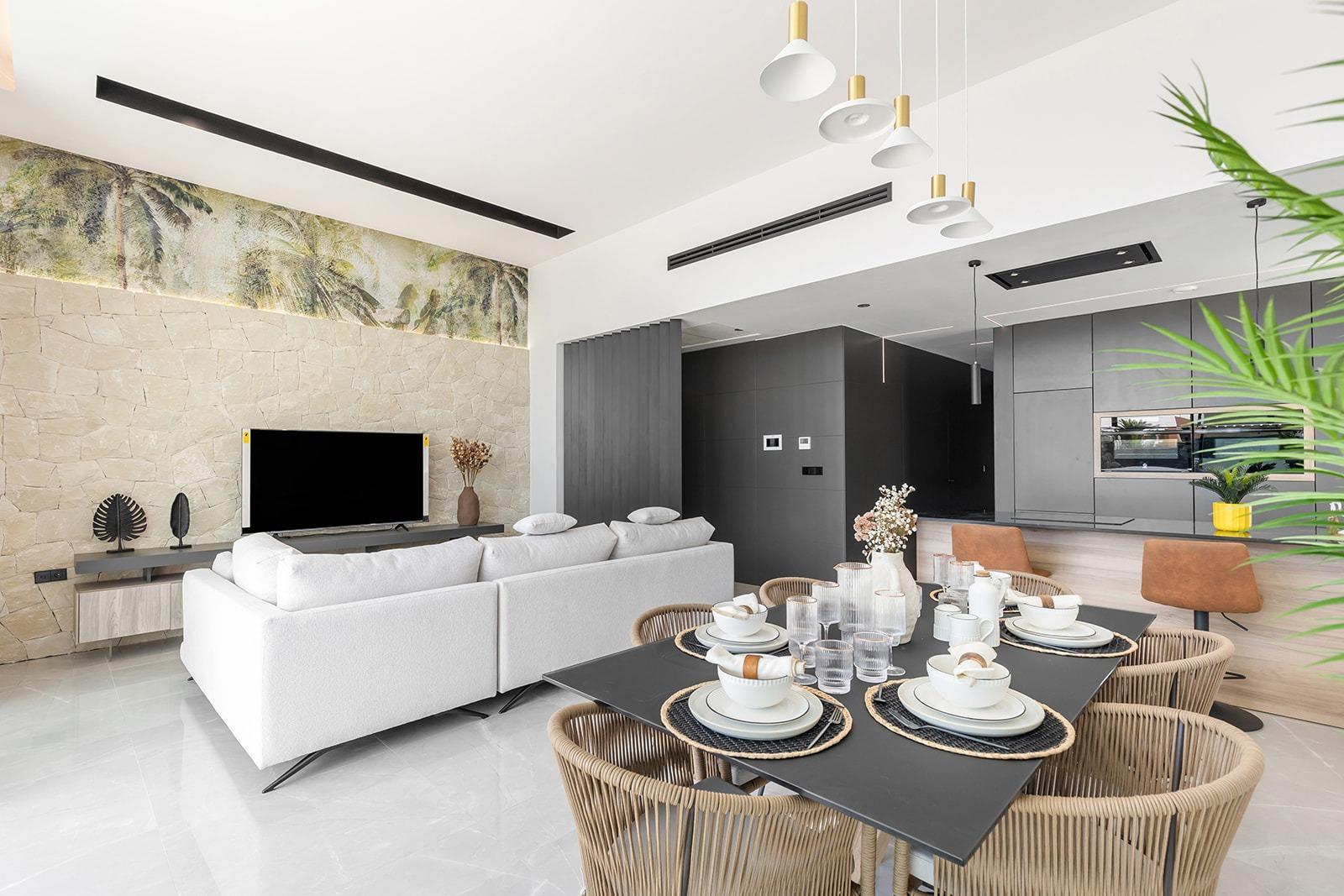Neu gebaute einstöckige Villen mit privatem Pool in Torrevieja — 15