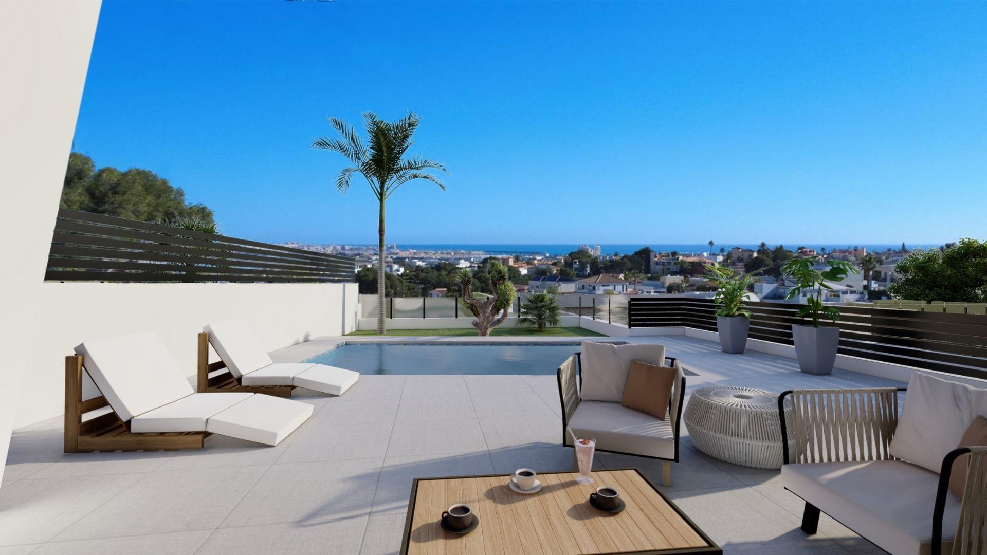 Neu gebaute einstöckige Villen mit privatem Pool in Torrevieja — 6