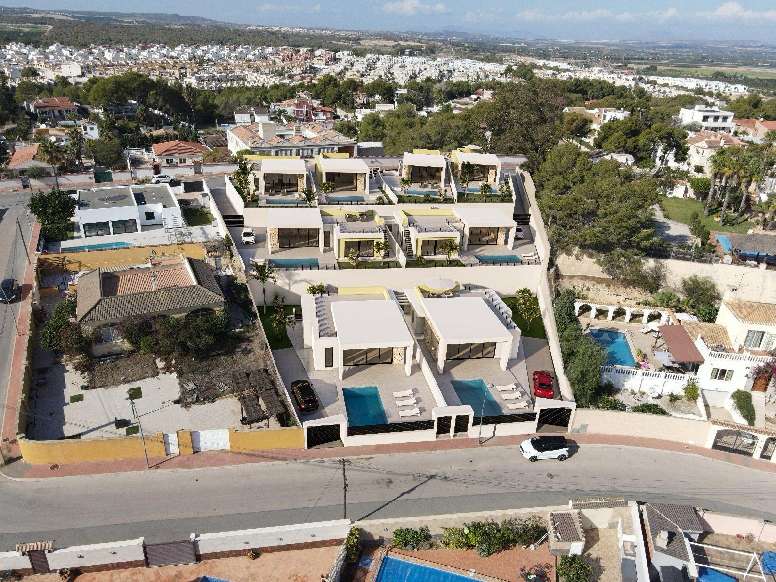 Neu gebaute einstöckige Villen mit privatem Pool in Torrevieja — 8