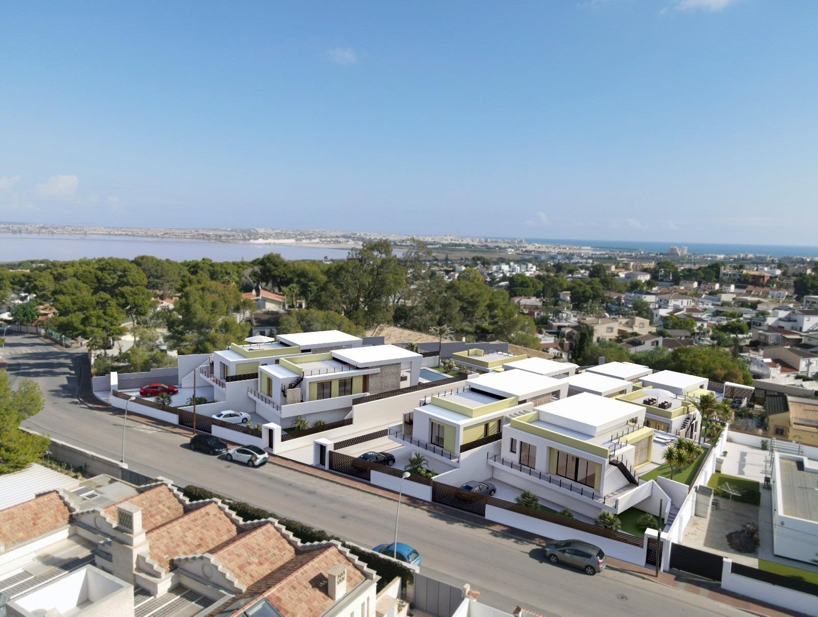 Neu gebaute einstöckige Villen mit privatem Pool in Torrevieja — 9